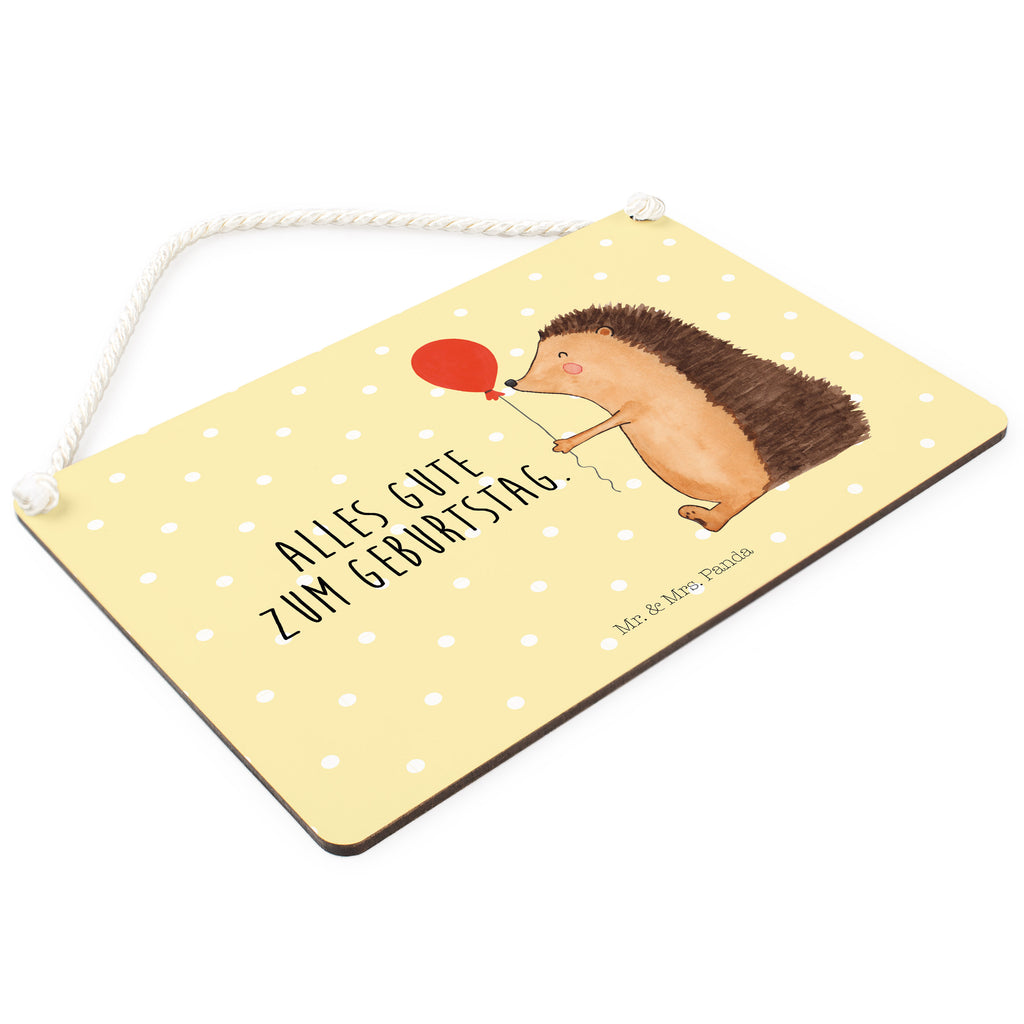 Deko Schild Igel mit Luftballon Igel, Geburtstag, Herzlichen Glückwunsch, Glückwunsch, Geburtstagskind, Ballon, Happy Birthday Schild, Türschild, Holzschild, Wandschild, Wanddeko  süße Tiermotive, gute Laune, lustige Sprüche, Tiere