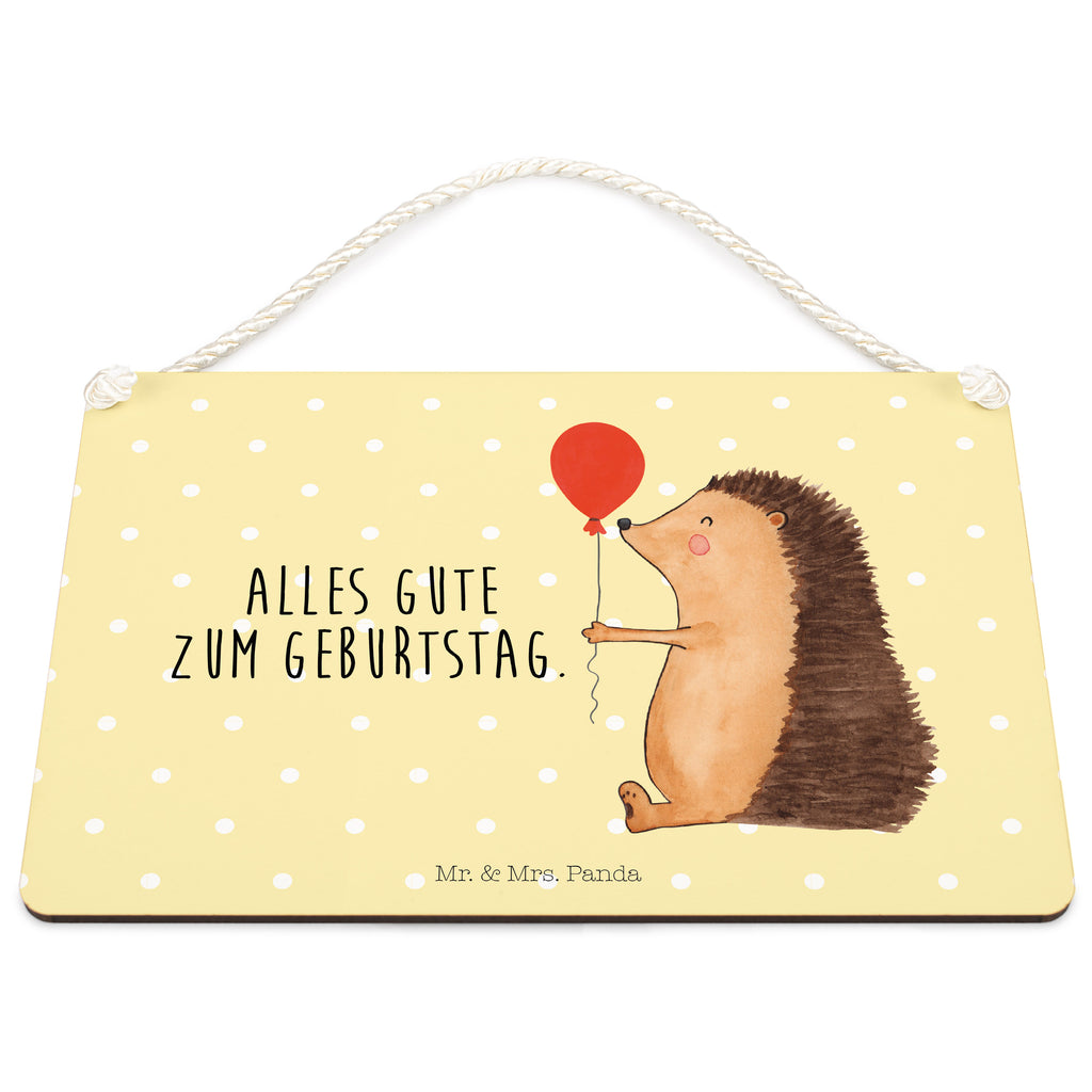 Deko Schild Igel mit Luftballon Igel, Geburtstag, Herzlichen Glückwunsch, Glückwunsch, Geburtstagskind, Ballon, Happy Birthday Schild, Türschild, Holzschild, Wandschild, Wanddeko  süße Tiermotive, gute Laune, lustige Sprüche, Tiere