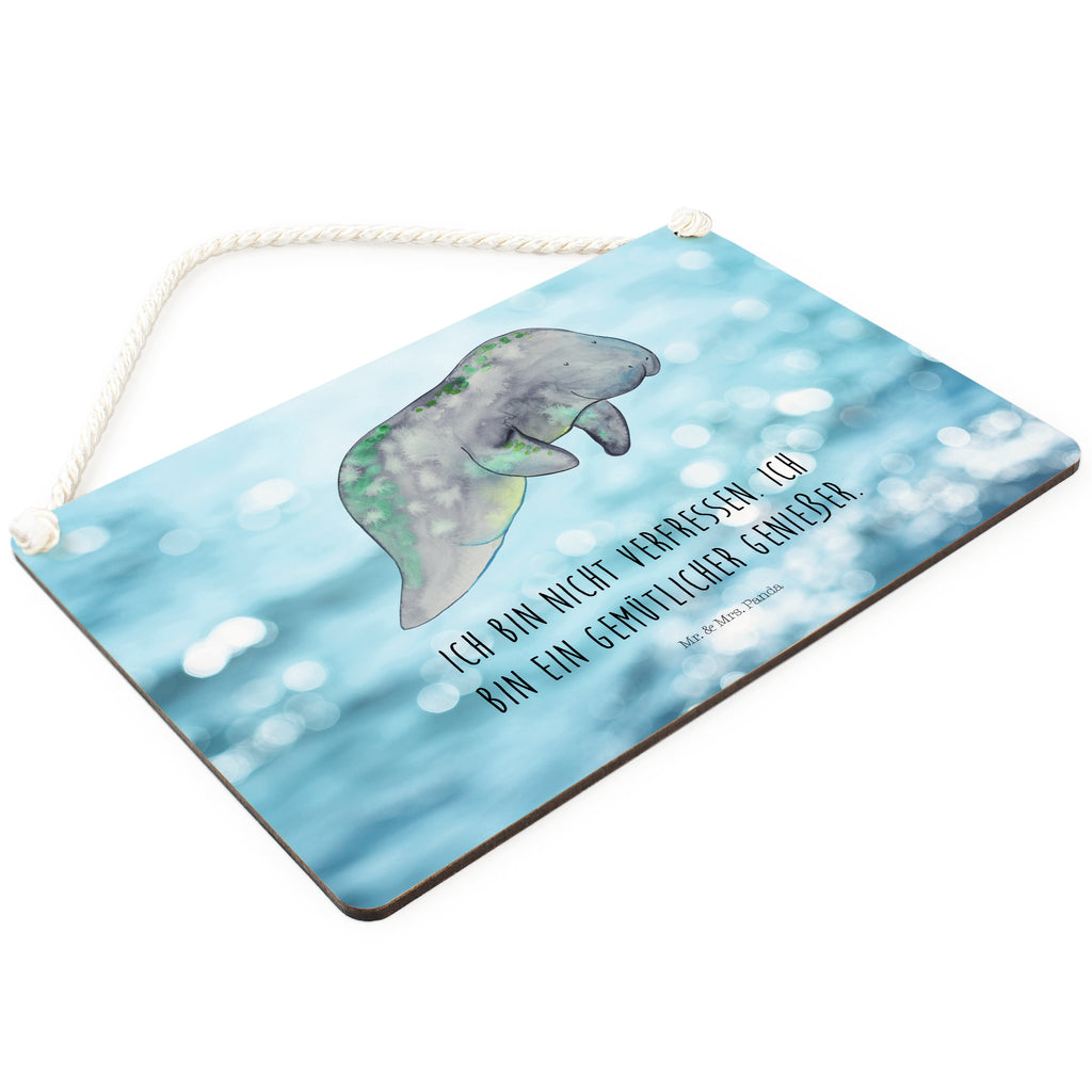 Deko Schild Seekuh chillt Seekuh, Seekühe, Diät, Abnehmen, Zucker, Diätwahn, Essen, Süßigkeiten Schild, Türschild, Holzschild, Wandschild, Wanddeko  Meerestiere, Meer, Urlaub