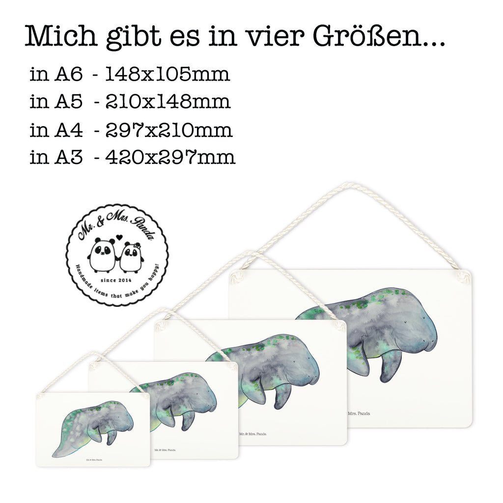 Deko Schild Seekuh chillt Seekuh, Seekühe, Diät, Abnehmen, Zucker, Diätwahn, Essen, Süßigkeiten Schild, Türschild, Holzschild, Wandschild, Wanddeko  Meerestiere, Meer, Urlaub