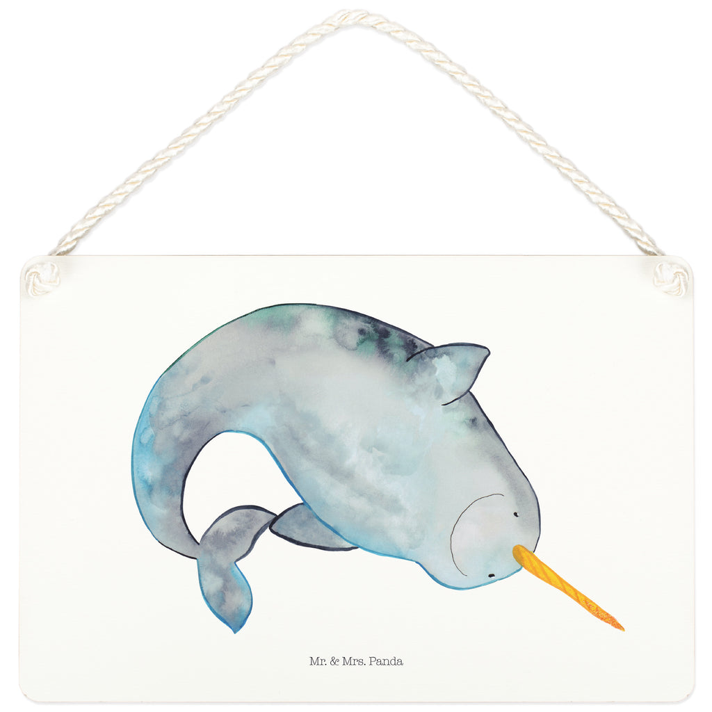 Deko Schild Narwal Narwal, Wal, Putzen, Hausfrau, Junggesellin, aufräumen, Kinderzimmer,  Schild, Türschild, Holzschild, Wandschild, Wanddeko  Meerestiere, Meer, Urlaub