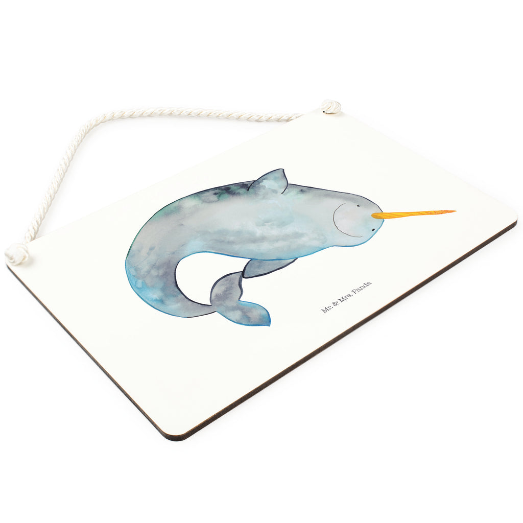 Deko Schild Narwal Narwal, Wal, Putzen, Hausfrau, Junggesellin, aufräumen, Kinderzimmer,  Schild, Türschild, Holzschild, Wandschild, Wanddeko  Meerestiere, Meer, Urlaub