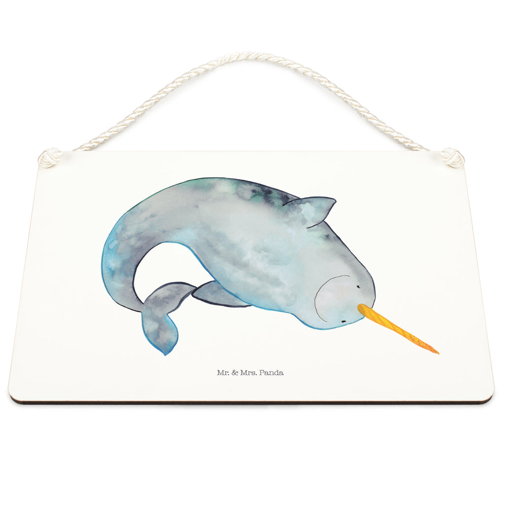 Deko Schild Narwal Narwal, Wal, Putzen, Hausfrau, Junggesellin, aufräumen, Kinderzimmer,  Schild, Türschild, Holzschild, Wandschild, Wanddeko  Meerestiere, Meer, Urlaub