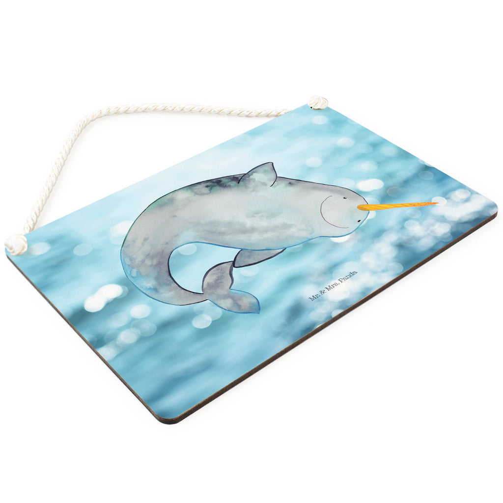 Deko Schild Narwal Narwal, Wal, Putzen, Hausfrau, Junggesellin, aufräumen, Kinderzimmer,  Schild, Türschild, Holzschild, Wandschild, Wanddeko  Meerestiere, Meer, Urlaub
