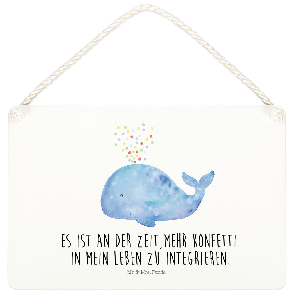 Deko Schild Wal Konfetti Wal, Konfetti, Wale, Motivation, Neuanfang, Trennung, Diät, Abnehmen, Neustart, Lebensabschnitt, Geburtstag,  Schild, Türschild, Holzschild, Wandschild, Wanddeko  Meerestiere, Meer, Urlaub