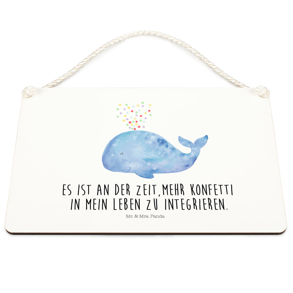 Deko Schild Wal Konfetti Wal, Konfetti, Wale, Motivation, Neuanfang, Trennung, Diät, Abnehmen, Neustart, Lebensabschnitt, Geburtstag,  Schild, Türschild, Holzschild, Wandschild, Wanddeko  Meerestiere, Meer, Urlaub