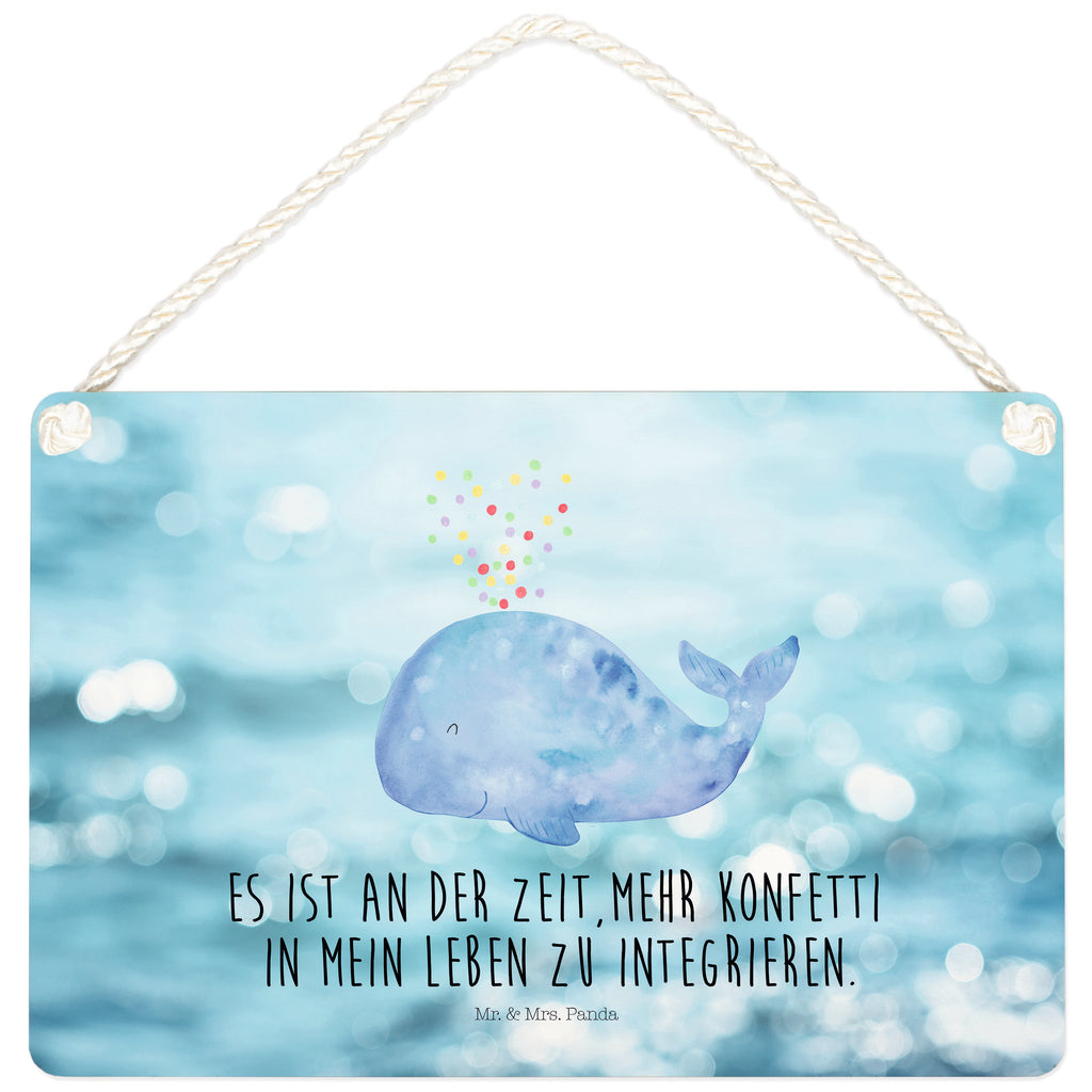 Deko Schild Wal Konfetti Wal, Konfetti, Wale, Motivation, Neuanfang, Trennung, Diät, Abnehmen, Neustart, Lebensabschnitt, Geburtstag,  Schild, Türschild, Holzschild, Wandschild, Wanddeko  Meerestiere, Meer, Urlaub