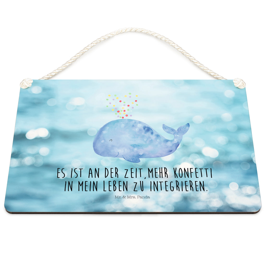 Deko Schild Wal Konfetti Wal, Konfetti, Wale, Motivation, Neuanfang, Trennung, Diät, Abnehmen, Neustart, Lebensabschnitt, Geburtstag,  Schild, Türschild, Holzschild, Wandschild, Wanddeko  Meerestiere, Meer, Urlaub