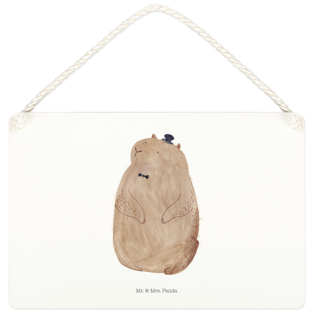 Deko Schild Murmeltier Murmeltier, Knigge, Fröhlichkeit, Freundlichkeit, Respekt, Anstand,  Schild, Türschild, Holzschild, Wandschild, Wanddeko  süße Tiermotive, gute Laune, lustige Sprüche, Tiere