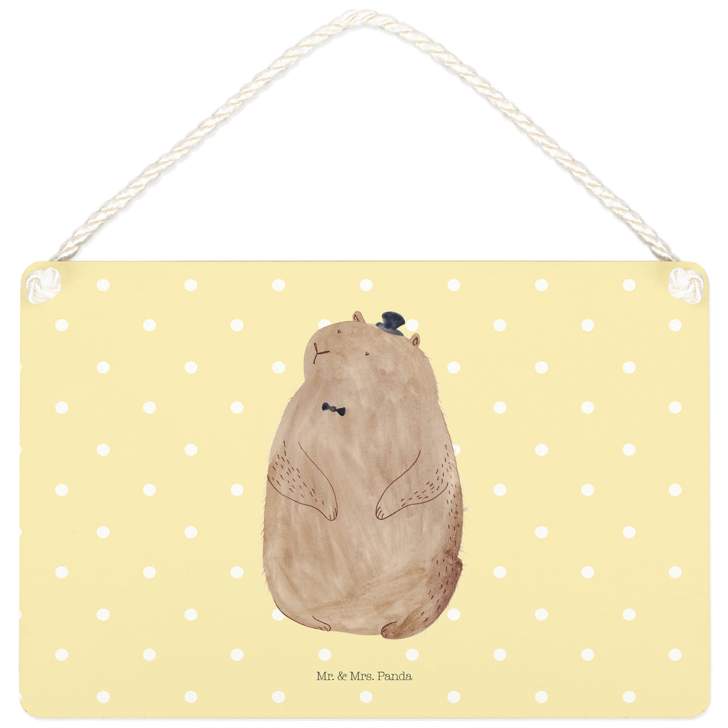 Deko Schild Murmeltier Murmeltier, Knigge, Fröhlichkeit, Freundlichkeit, Respekt, Anstand,  Schild, Türschild, Holzschild, Wandschild, Wanddeko  süße Tiermotive, gute Laune, lustige Sprüche, Tiere