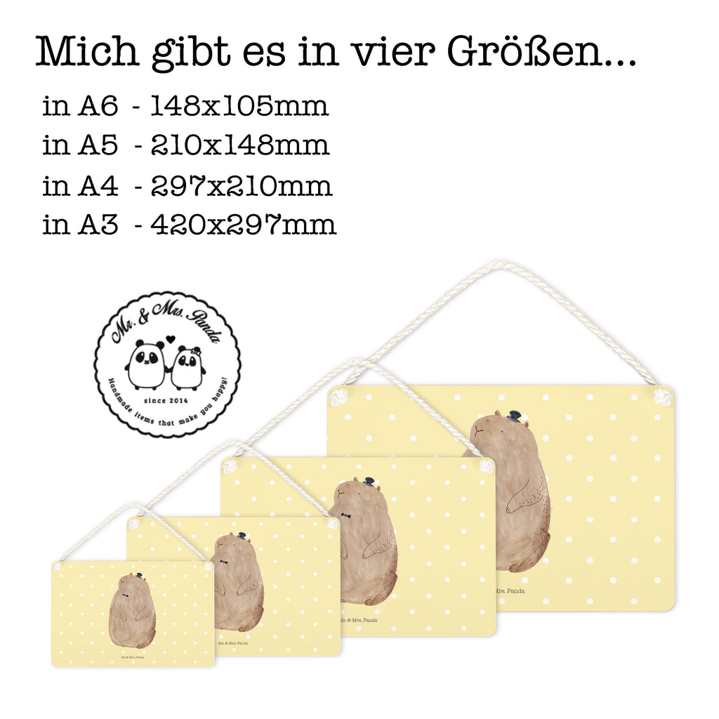Deko Schild Murmeltier Murmeltier, Knigge, Fröhlichkeit, Freundlichkeit, Respekt, Anstand,  Schild, Türschild, Holzschild, Wandschild, Wanddeko  süße Tiermotive, gute Laune, lustige Sprüche, Tiere