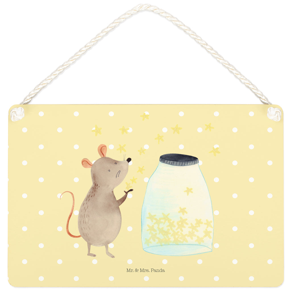 Dekoschild Maus Sterne Maus, Sterne, Wunsch,Kind, Taufe, Taufgeschenk, Geburt, Schwangerschaft, erstes Kind, Kindergeburtstag, Geburtstag, Hoffnung, Träume Schild, Türschild, Holzschild, Wandschild, Wanddeko  süße Tiermotive, gute Laune, lustige Sprüche, Tiere