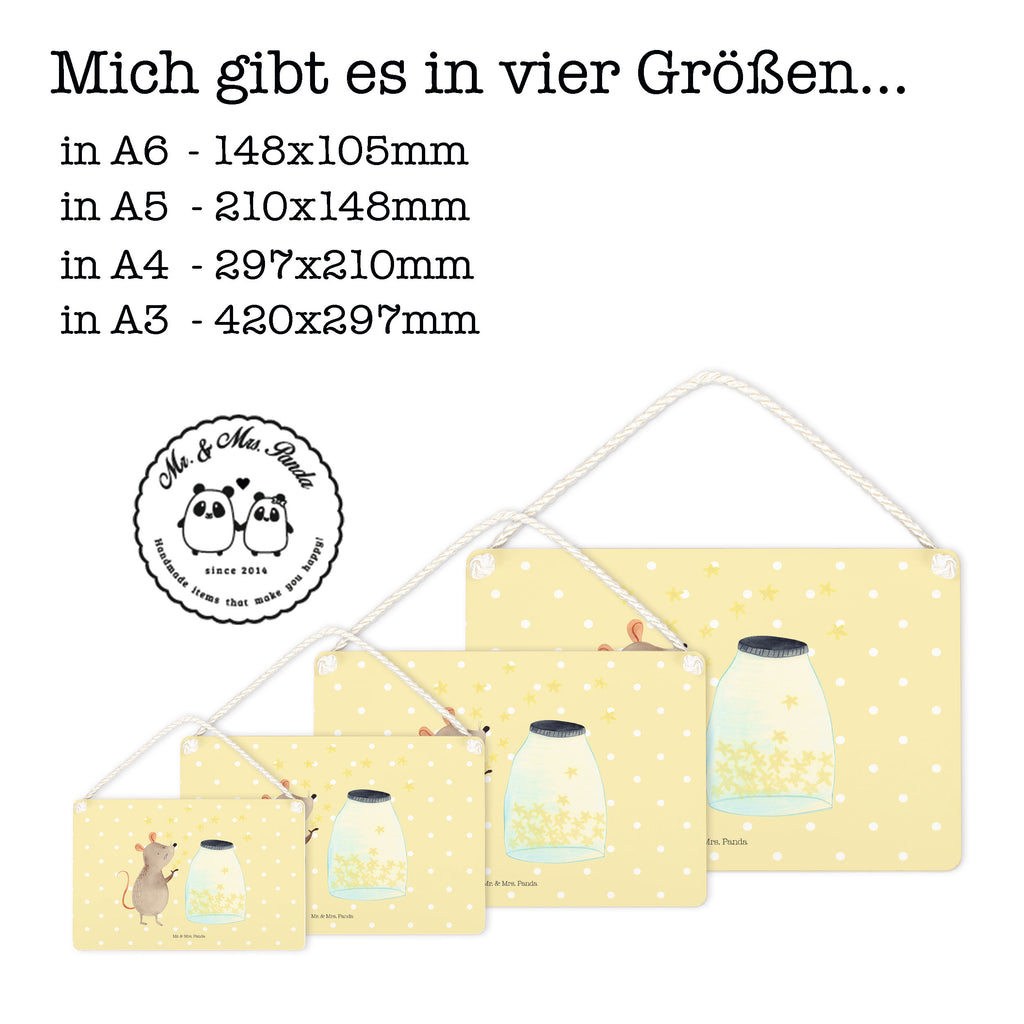 Dekoschild Maus Sterne Maus, Sterne, Wunsch,Kind, Taufe, Taufgeschenk, Geburt, Schwangerschaft, erstes Kind, Kindergeburtstag, Geburtstag, Hoffnung, Träume Schild, Türschild, Holzschild, Wandschild, Wanddeko  süße Tiermotive, gute Laune, lustige Sprüche, Tiere