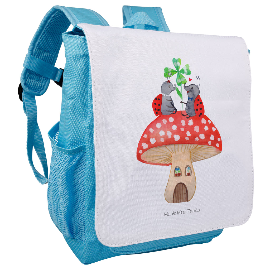 Kinderrucksack Marienkäfer Paar Fliegenpilz Haus, Wohnung, zuhause, Fliegenpilz, Marienkäfer, Fleigenpilzhaus Kids, Rucksack, Kinderrucksack  süße Tiermotive, gute Laune, lustige Sprüche, Tiere