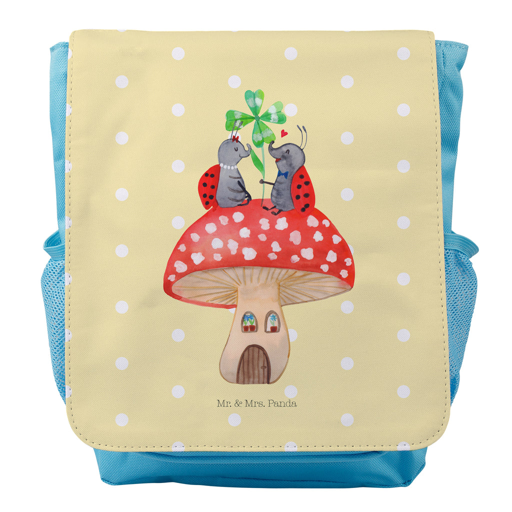 Kinderrucksack Marienkäfer Paar Fliegenpilz Haus, Wohnung, zuhause, Fliegenpilz, Marienkäfer, Fleigenpilzhaus Kids, Rucksack, Kinderrucksack  süße Tiermotive, gute Laune, lustige Sprüche, Tiere
