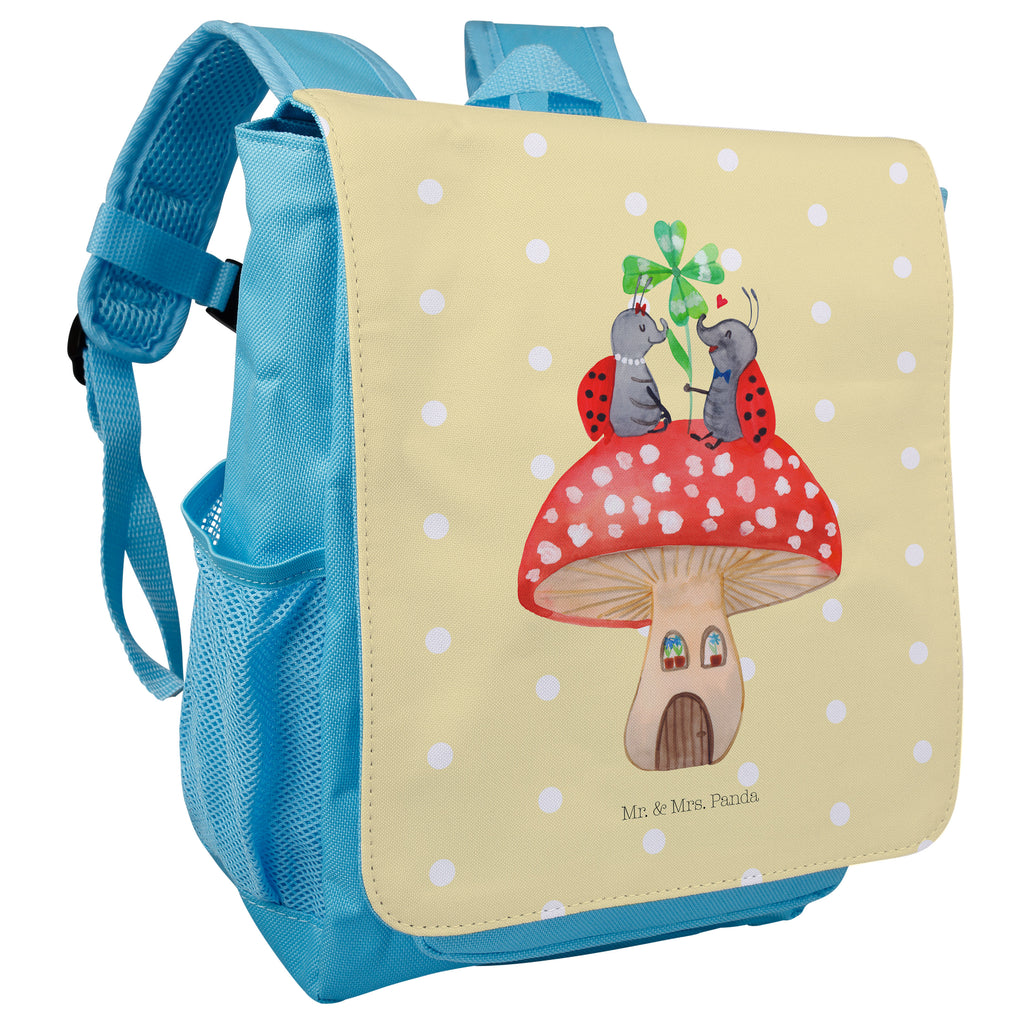 Kinderrucksack Marienkäfer Paar Fliegenpilz Haus, Wohnung, zuhause, Fliegenpilz, Marienkäfer, Fleigenpilzhaus Kids, Rucksack, Kinderrucksack  süße Tiermotive, gute Laune, lustige Sprüche, Tiere