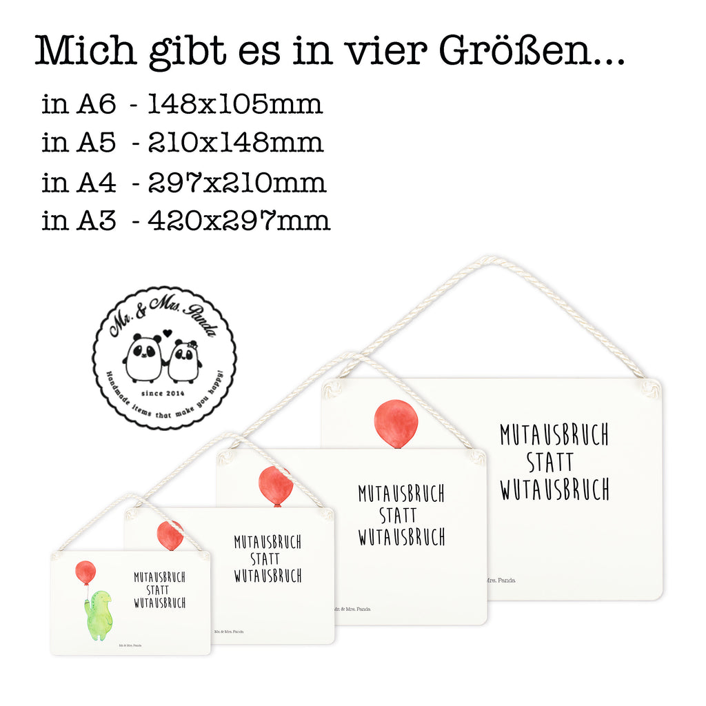 Deko Schild Schildkröte Luftballon Schildkröte, Schildkröten, Mutausbruch, Motivation, Motivationsspruch Schild, Türschild, Holzschild, Wandschild, Wanddeko  Schildkröte