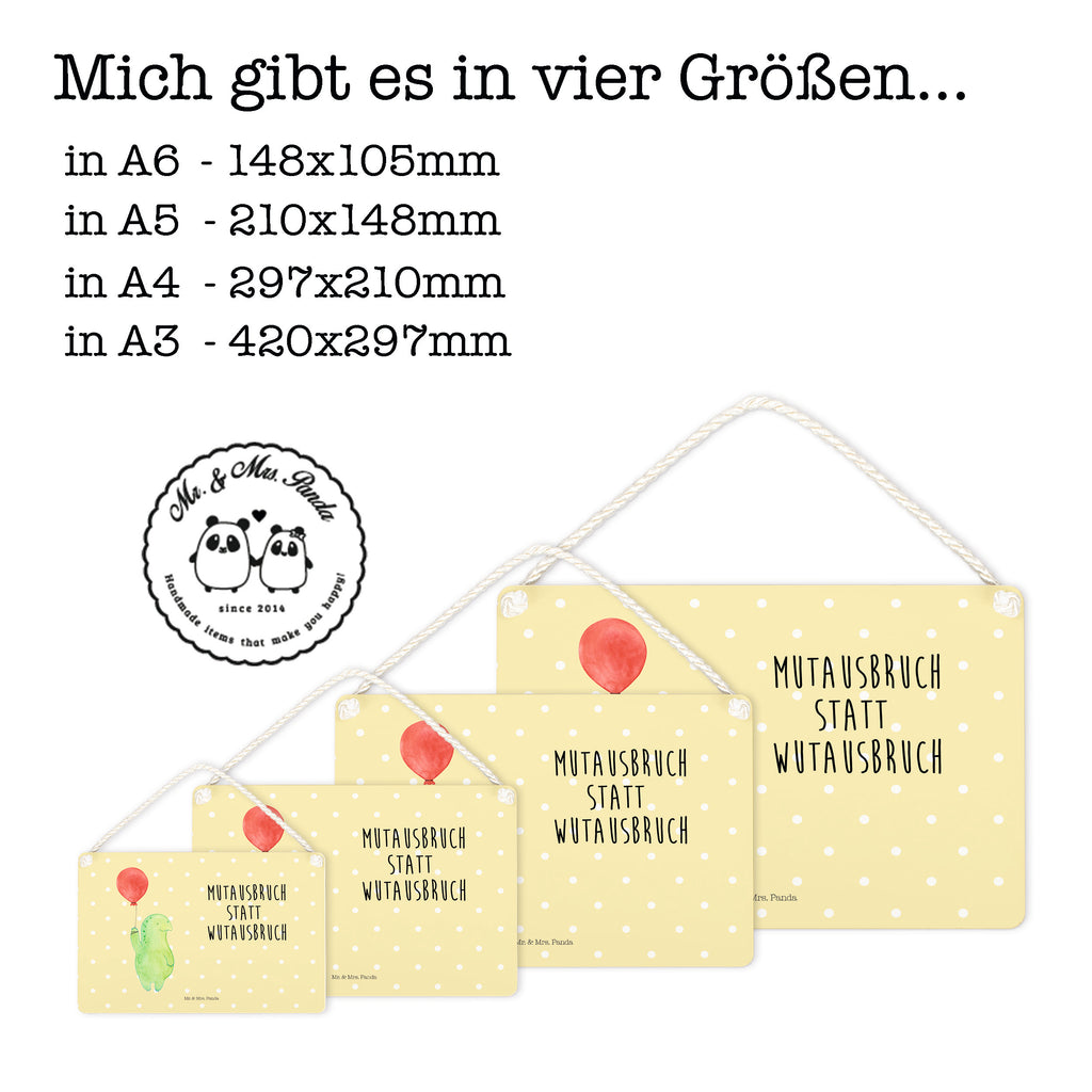 Deko Schild Schildkröte Luftballon Schildkröte, Schildkröten, Mutausbruch, Motivation, Motivationsspruch Schild, Türschild, Holzschild, Wandschild, Wanddeko  Schildkröte