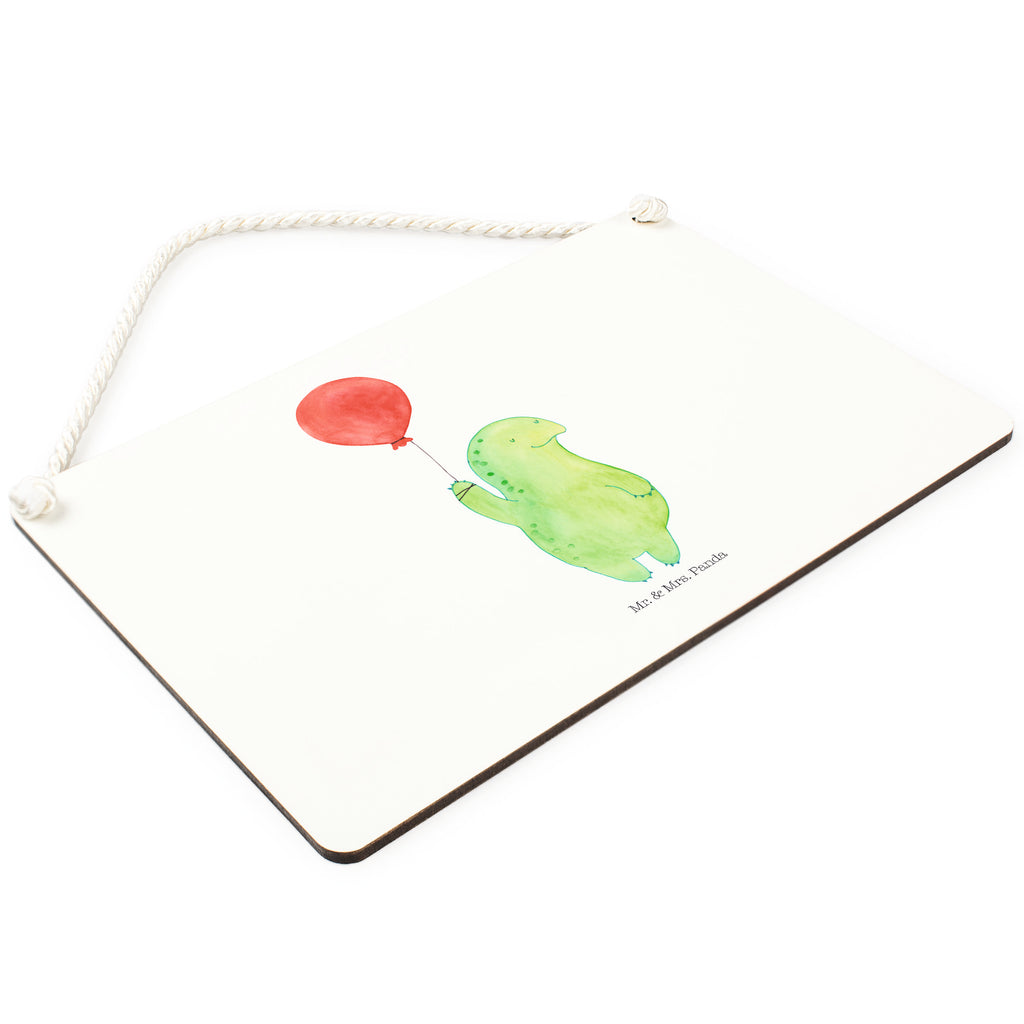 Deko Schild Schildkröte Luftballon Schildkröte, Schildkröten, Mutausbruch, Motivation, Motivationsspruch Schild, Türschild, Holzschild, Wandschild, Wanddeko  Schildkröte