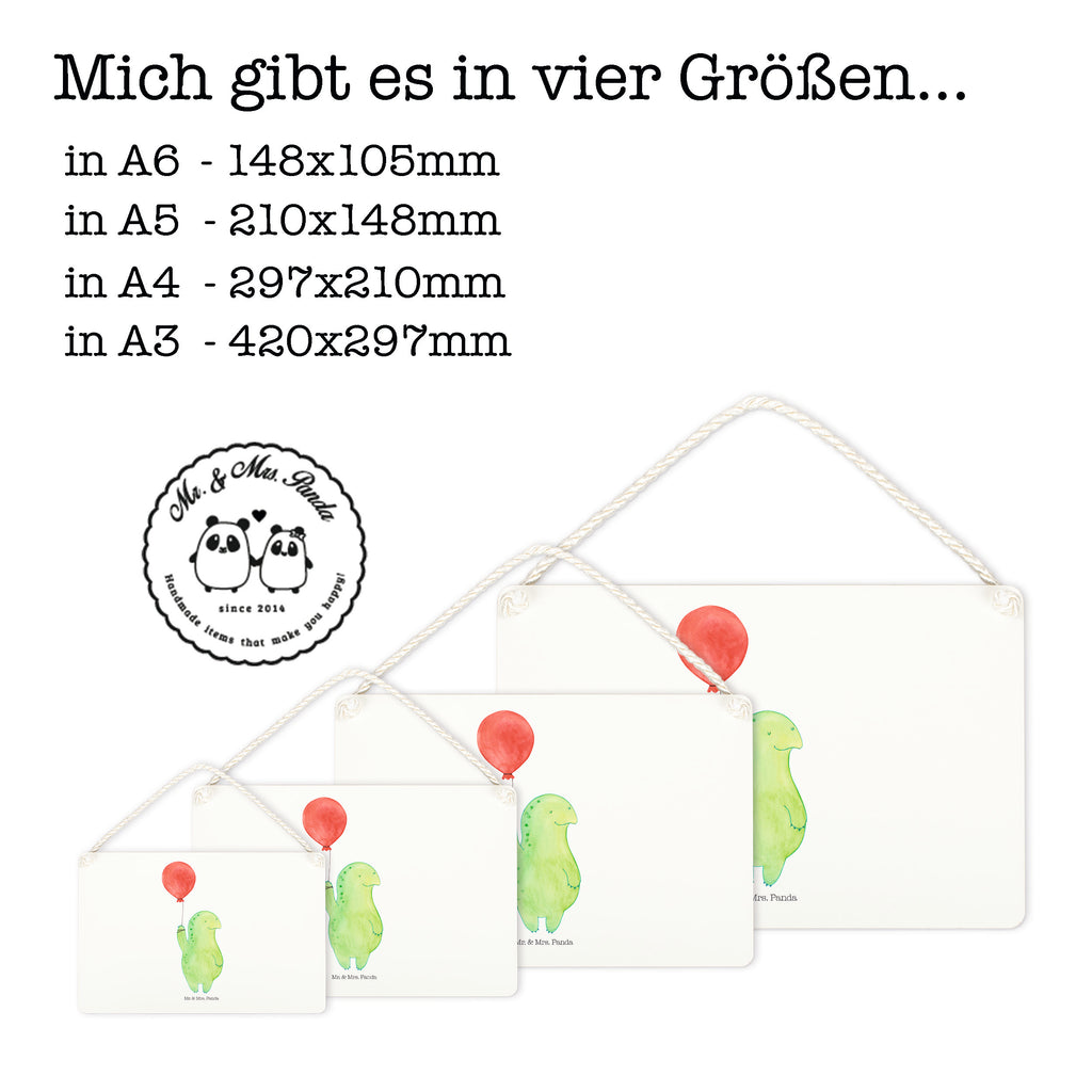 Deko Schild Schildkröte Luftballon Schildkröte, Schildkröten, Mutausbruch, Motivation, Motivationsspruch Schild, Türschild, Holzschild, Wandschild, Wanddeko  Schildkröte