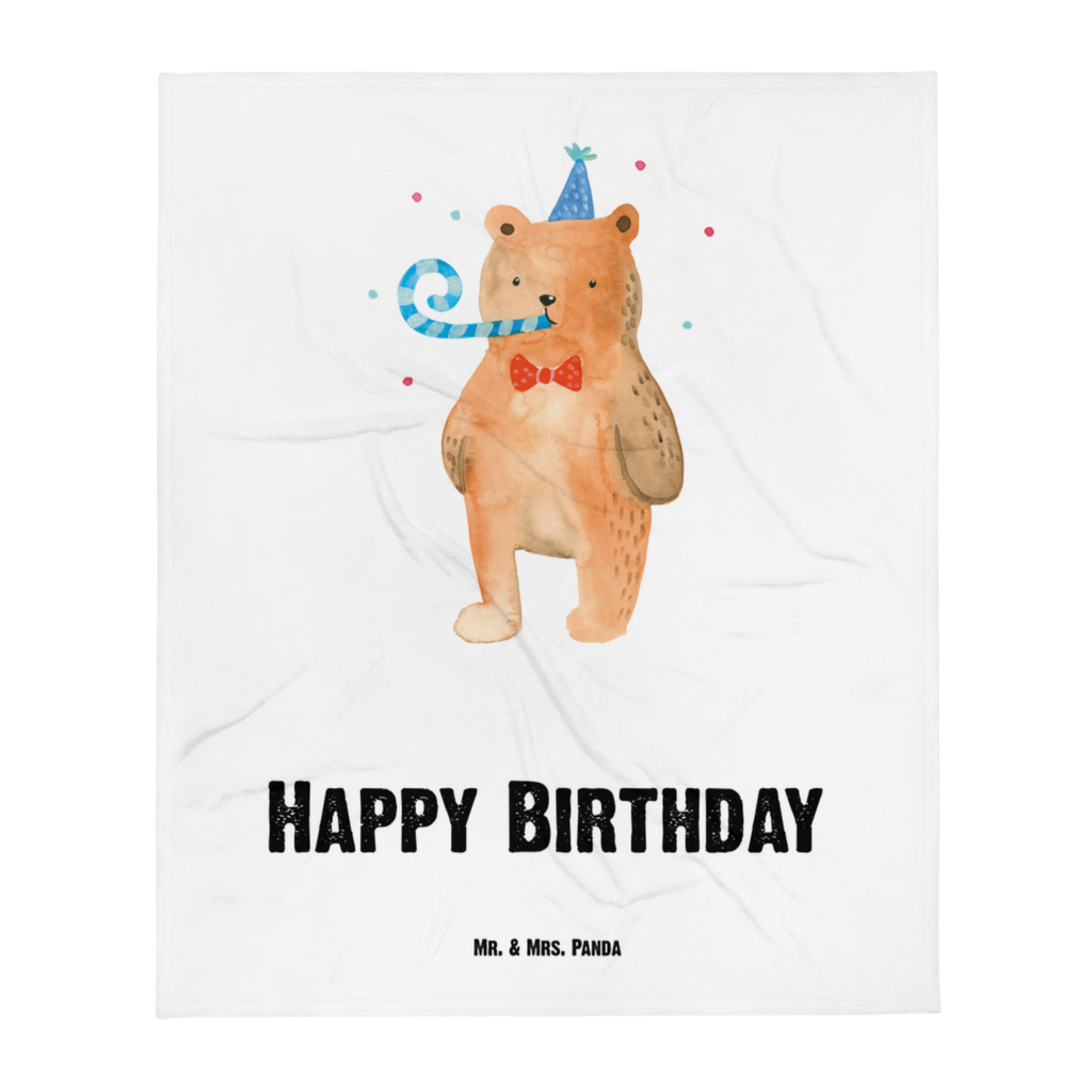 Babydecke Birthday Bär Happy Birthday, Alles Gute, Glückwunsch, Geburtstag,  Babydecke, Babygeschenk, Geschenk Geburt, Babyecke Kuscheldecke, Krabbeldecke  Bär, Teddy, Teddybär