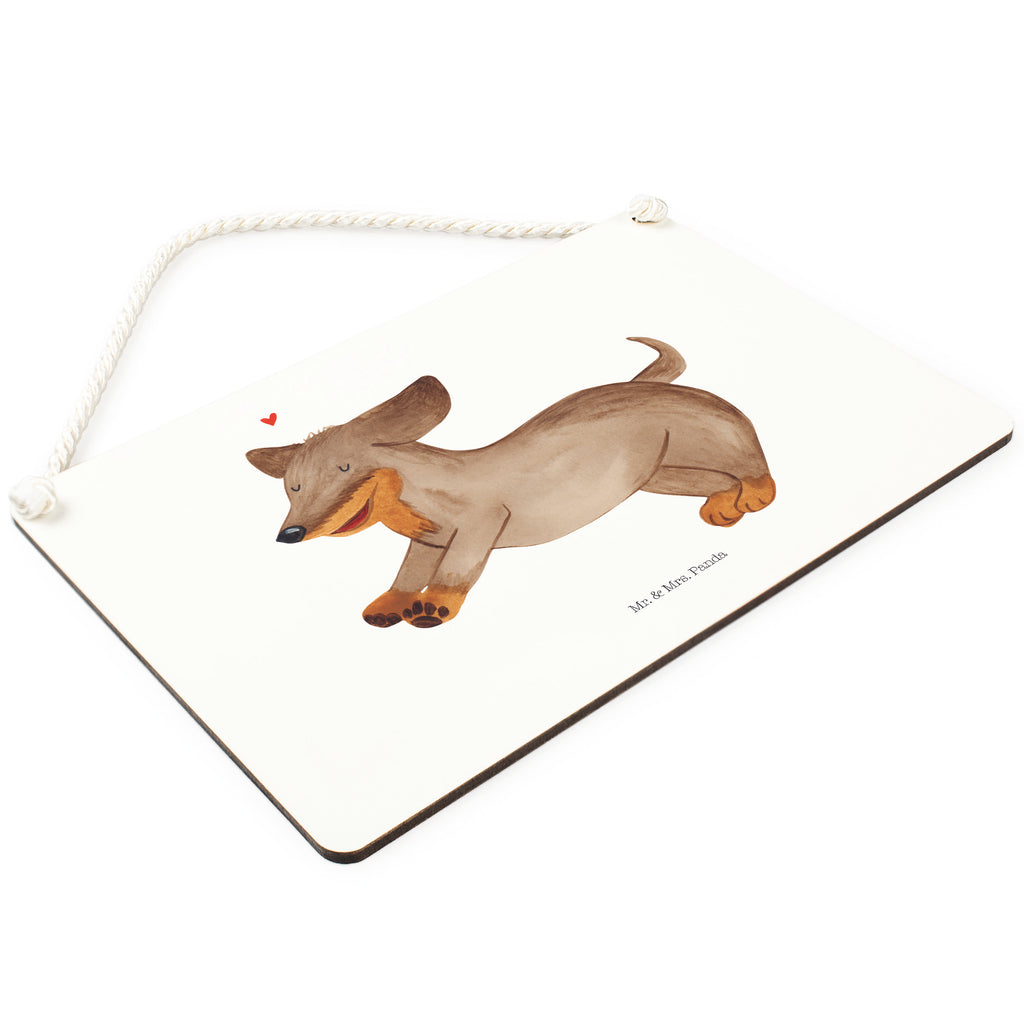 Deko Schild Hund Dackel fröhlich Hund, Hunde, Dackel, Dachshund, happy dog Schild, Türschild, Holzschild, Wandschild, Wanddeko  Hund, Hundemotiv, Haustier, Hunderasse, Tierliebhaber, Hundebesitzer, Sprüche