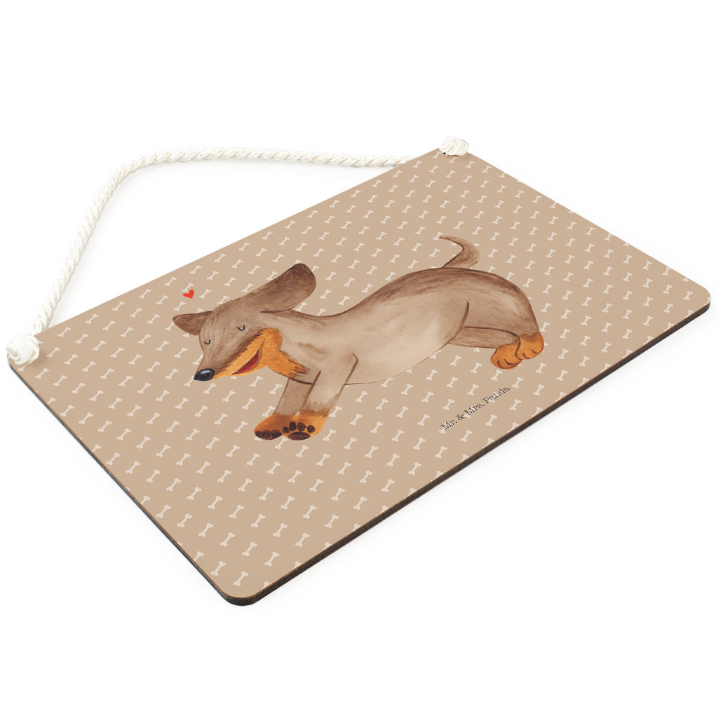 Deko Schild Hund Dackel fröhlich Hund, Hunde, Dackel, Dachshund, happy dog Schild, Türschild, Holzschild, Wandschild, Wanddeko  Hund, Hundemotiv, Haustier, Hunderasse, Tierliebhaber, Hundebesitzer, Sprüche