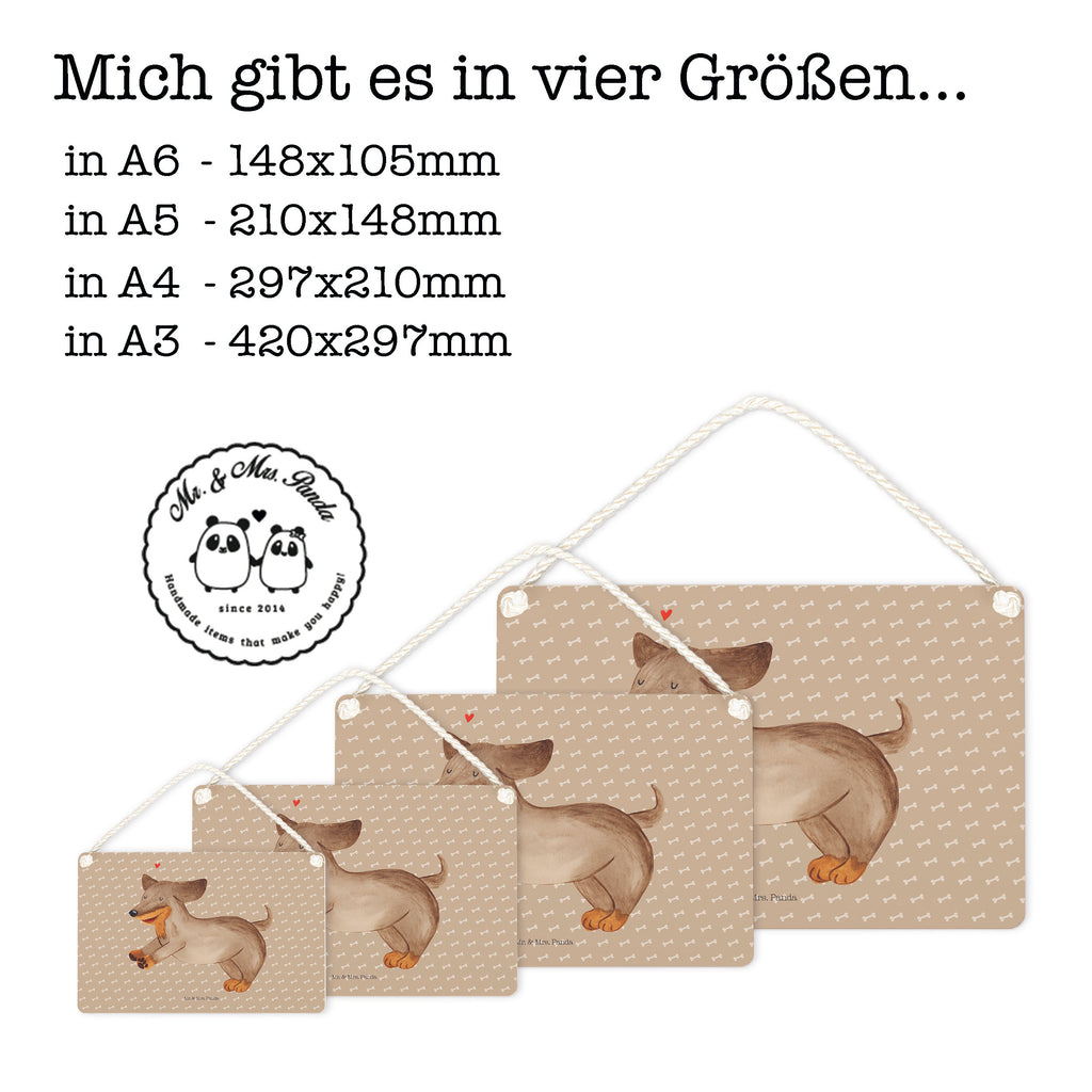 Deko Schild Hund Dackel fröhlich Hund, Hunde, Dackel, Dachshund, happy dog Schild, Türschild, Holzschild, Wandschild, Wanddeko  Hund, Hundemotiv, Haustier, Hunderasse, Tierliebhaber, Hundebesitzer, Sprüche