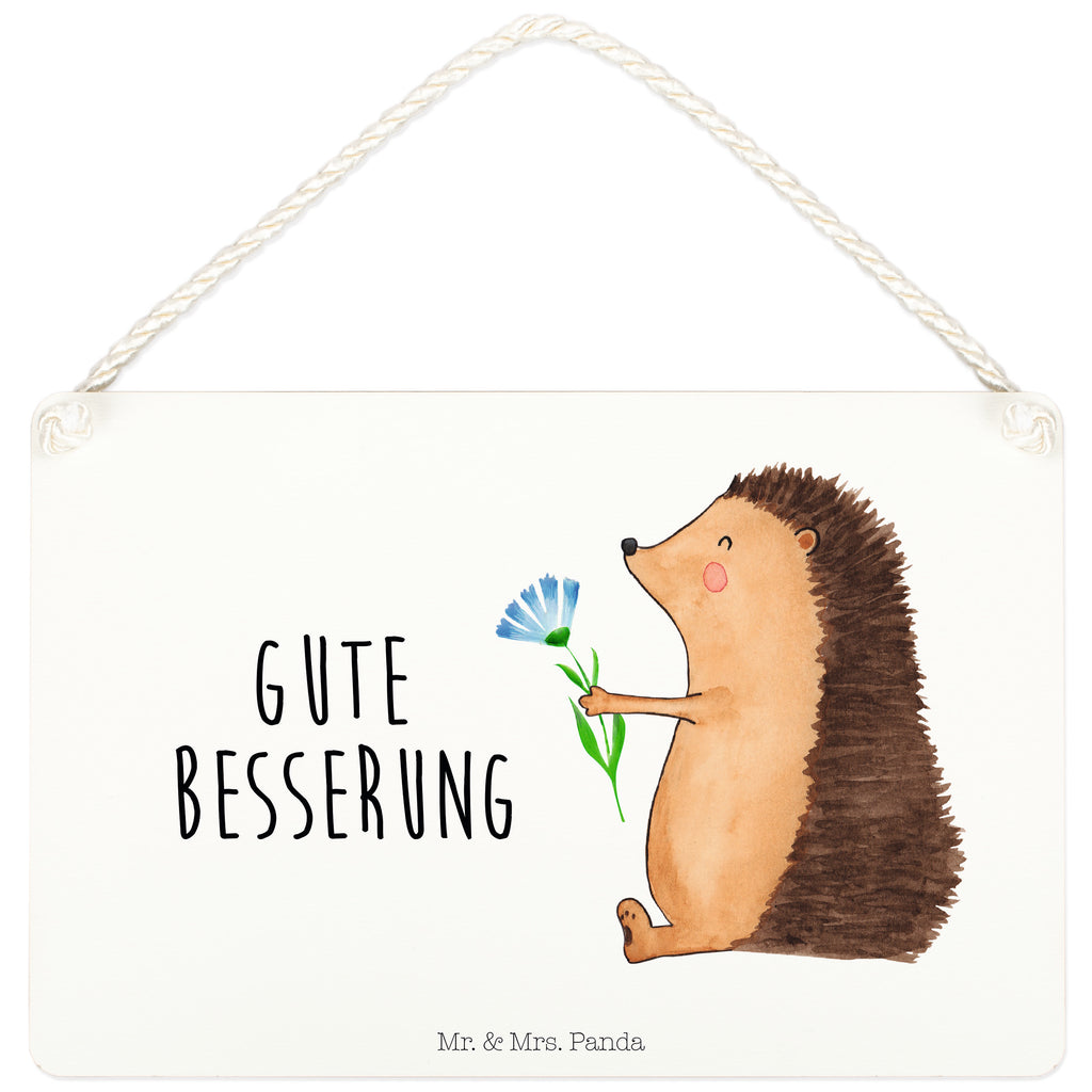 Deko Schild Igel mit Blume Igel, Gute Besserung, Genesungswünsche, Krankheit, Krankenhaus, krank, Besuch Schild, Türschild, Holzschild, Wandschild, Wanddeko  süße Tiermotive, gute Laune, lustige Sprüche, Tiere