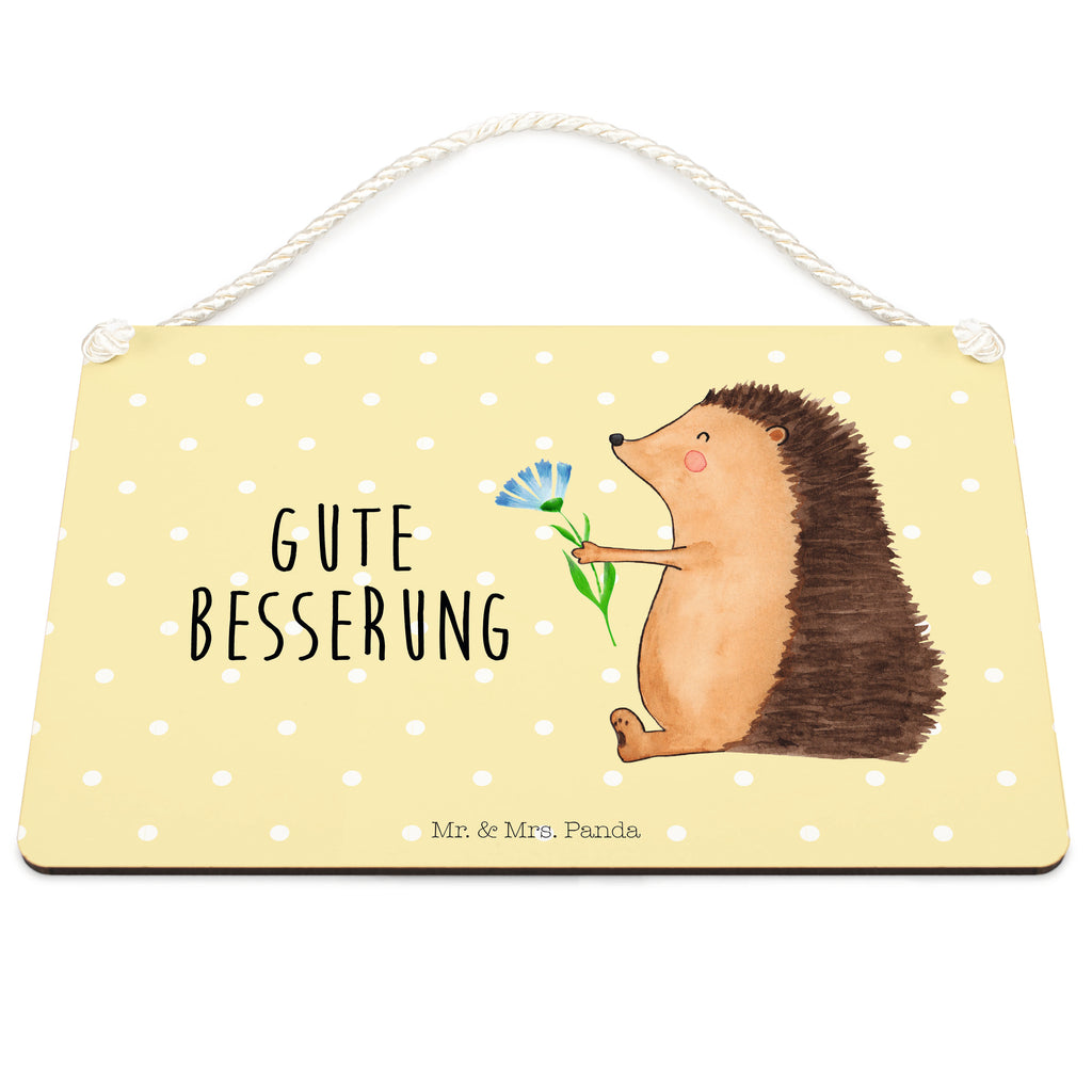Deko Schild Igel mit Blume Igel, Gute Besserung, Genesungswünsche, Krankheit, Krankenhaus, krank, Besuch Schild, Türschild, Holzschild, Wandschild, Wanddeko  süße Tiermotive, gute Laune, lustige Sprüche, Tiere