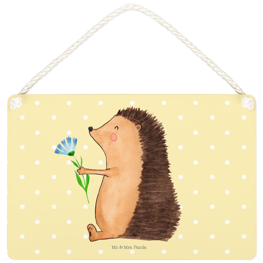 Deko Schild Igel mit Blume Igel, Gute Besserung, Genesungswünsche, Krankheit, Krankenhaus, krank, Besuch Schild, Türschild, Holzschild, Wandschild, Wanddeko  süße Tiermotive, gute Laune, lustige Sprüche, Tiere