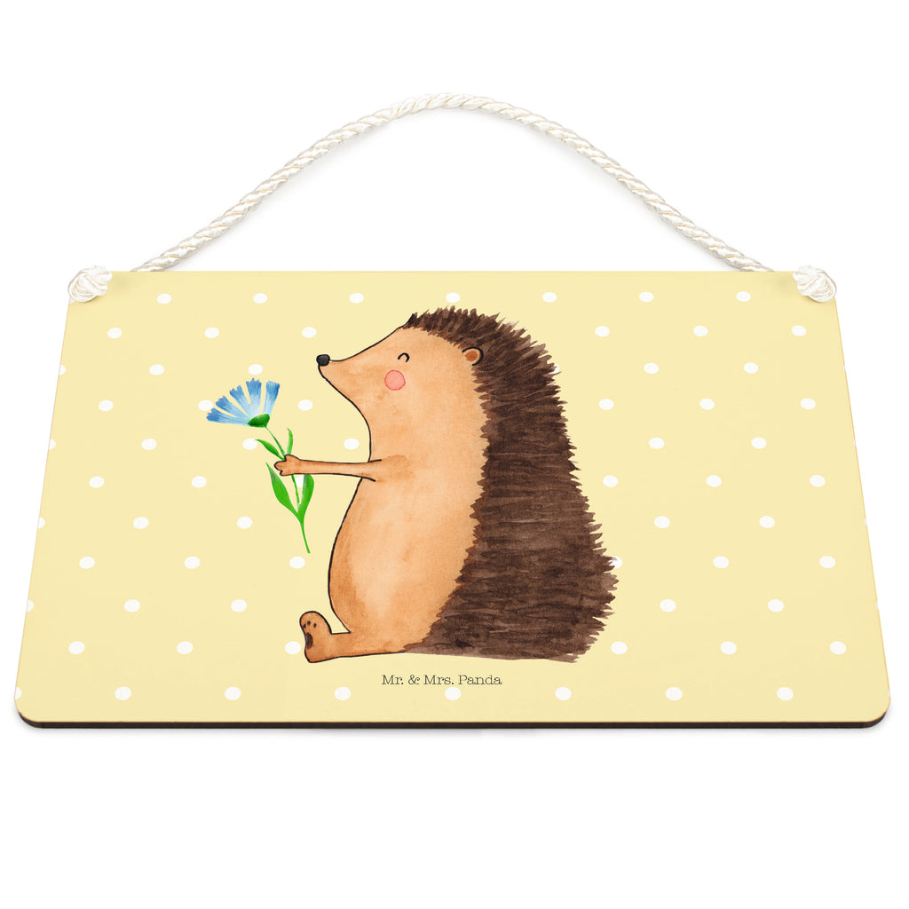 Deko Schild Igel mit Blume Igel, Gute Besserung, Genesungswünsche, Krankheit, Krankenhaus, krank, Besuch Schild, Türschild, Holzschild, Wandschild, Wanddeko  süße Tiermotive, gute Laune, lustige Sprüche, Tiere