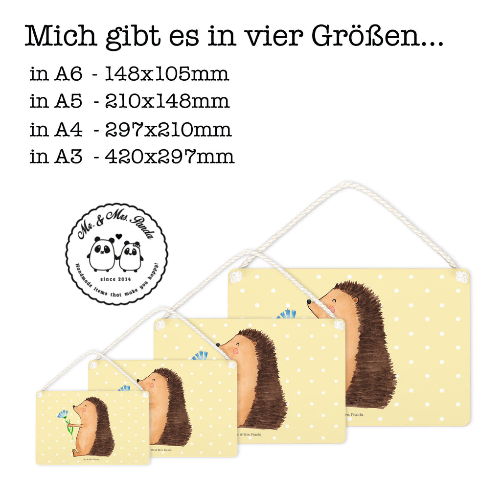 Deko Schild Igel mit Blume Igel, Gute Besserung, Genesungswünsche, Krankheit, Krankenhaus, krank, Besuch Schild, Türschild, Holzschild, Wandschild, Wanddeko  süße Tiermotive, gute Laune, lustige Sprüche, Tiere