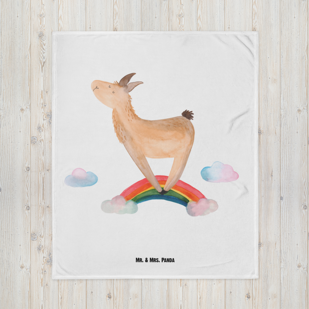 Babydecke Lama Regenbogen Lama, Lamas, Regenbogen, Haters gonna hate, Haters, Selbstständig, Außenseiter, Schule, Abi, Hobby, Wolkenland, Freiheit	 Babydecke, Babygeschenk, Geschenk Geburt, Babyecke Kuscheldecke, Krabbeldecke  Lama, Alpaka