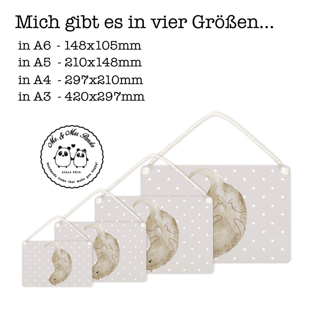 Deko Schild Otter kopfüber Otter Seeotter See Otter Schild, Türschild, Holzschild, Wandschild, Wanddeko  Otter,  Fischotter,  Seeotter