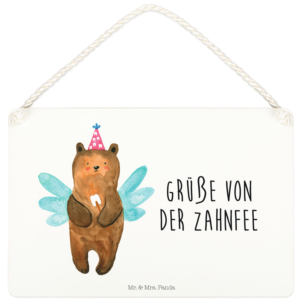 Deko Schild Zahnfee Bär Zahnfee, Fee, Milchzahn, Erster Zahn Schild, Türschild, Holzschild, Wandschild, Wanddeko  Bär, Teddy, Teddybär