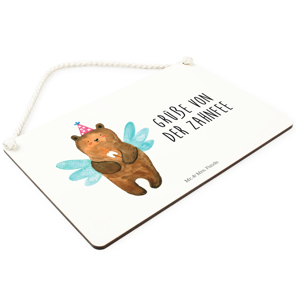 Deko Schild Zahnfee Bär Zahnfee, Fee, Milchzahn, Erster Zahn Schild, Türschild, Holzschild, Wandschild, Wanddeko  Bär, Teddy, Teddybär