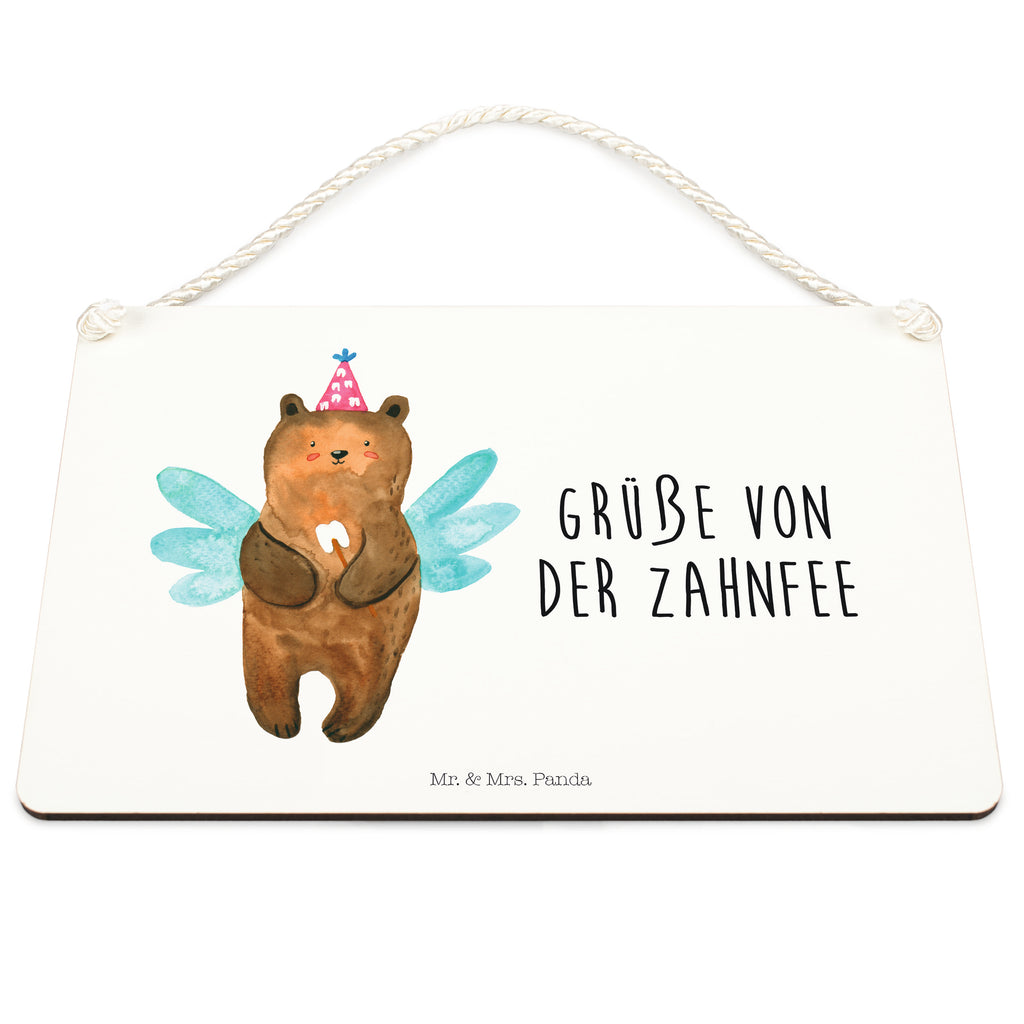 Deko Schild Zahnfee Bär Zahnfee, Fee, Milchzahn, Erster Zahn Schild, Türschild, Holzschild, Wandschild, Wanddeko  Bär, Teddy, Teddybär