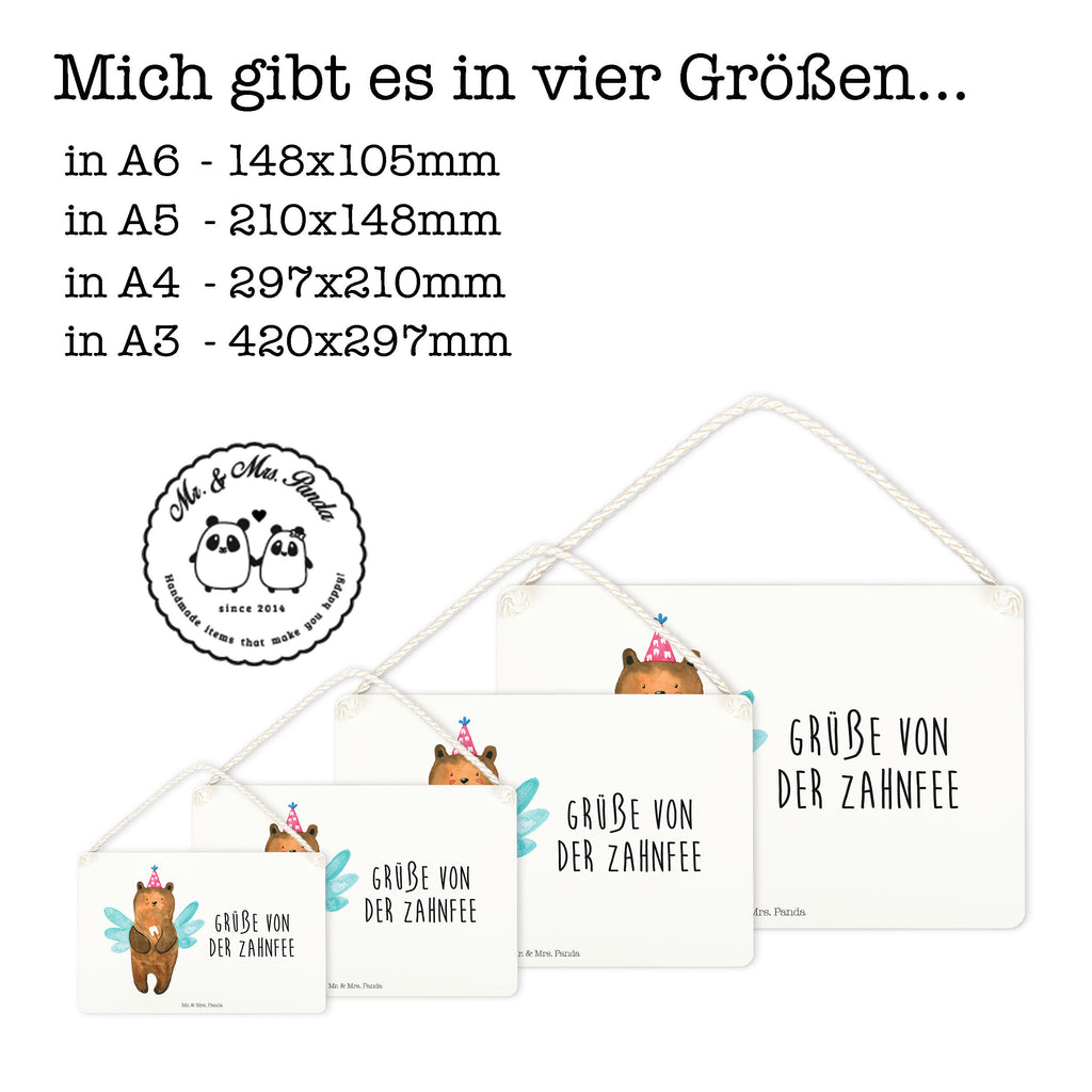 Deko Schild Zahnfee Bär Zahnfee, Fee, Milchzahn, Erster Zahn Schild, Türschild, Holzschild, Wandschild, Wanddeko  Bär, Teddy, Teddybär