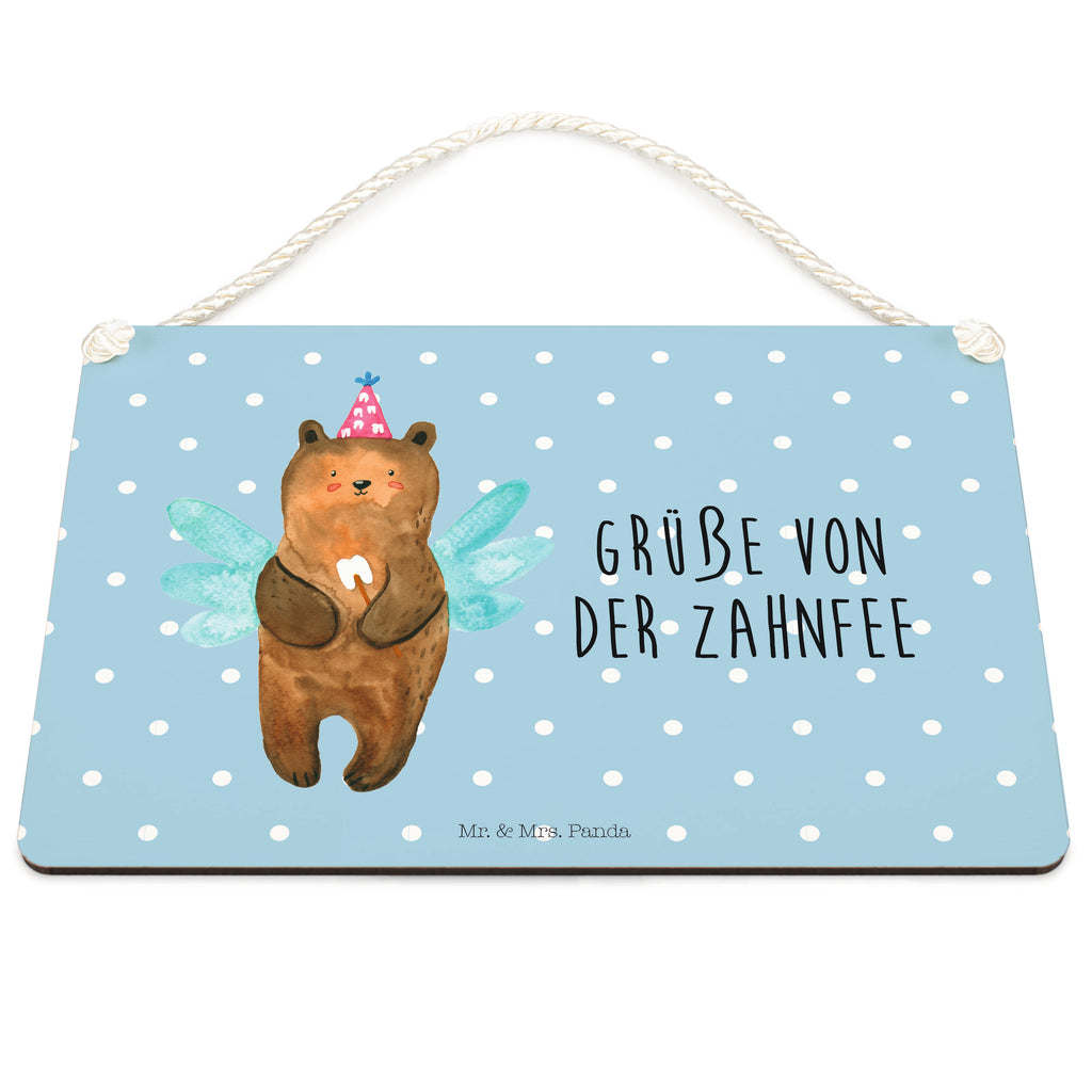 Deko Schild Zahnfee Bär Zahnfee, Fee, Milchzahn, Erster Zahn Schild, Türschild, Holzschild, Wandschild, Wanddeko  Bär, Teddy, Teddybär