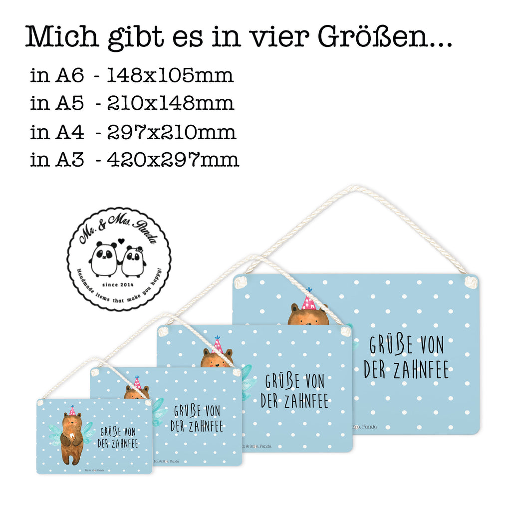 Deko Schild Zahnfee Bär Zahnfee, Fee, Milchzahn, Erster Zahn Schild, Türschild, Holzschild, Wandschild, Wanddeko  Bär, Teddy, Teddybär