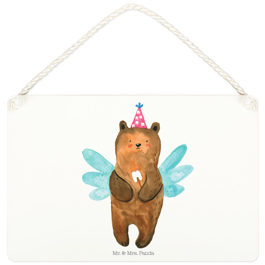Deko Schild Zahnfee Bär Zahnfee, Fee, Milchzahn, Erster Zahn Schild, Türschild, Holzschild, Wandschild, Wanddeko  Bär, Teddy, Teddybär