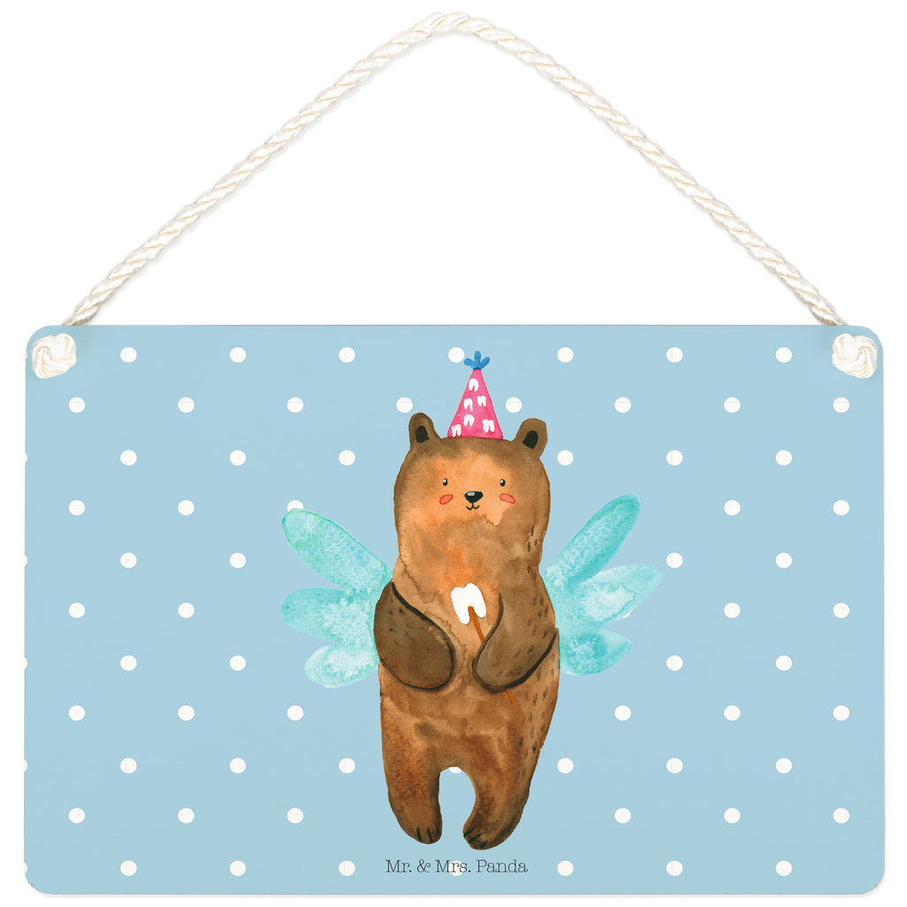 Deko Schild Zahnfee Bär Zahnfee, Fee, Milchzahn, Erster Zahn Schild, Türschild, Holzschild, Wandschild, Wanddeko  Bär, Teddy, Teddybär