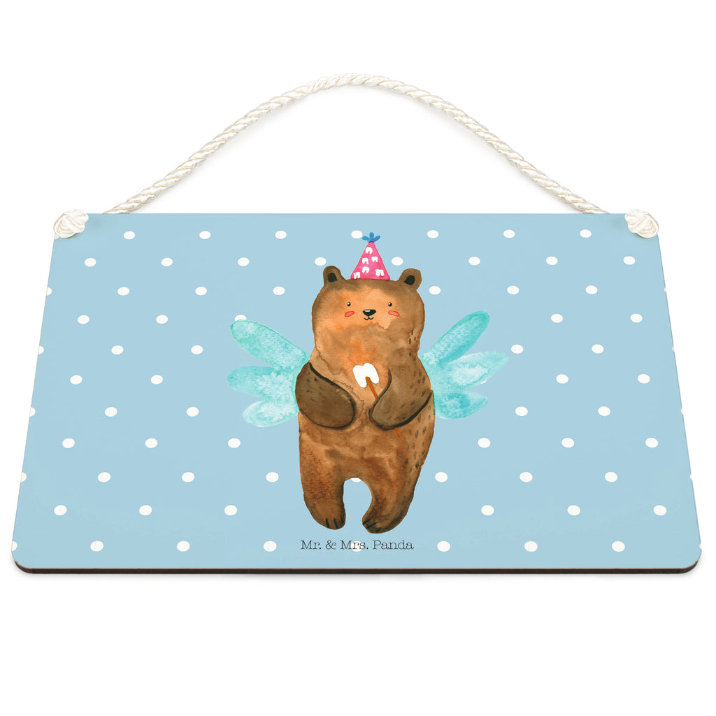 Deko Schild Zahnfee Bär Zahnfee, Fee, Milchzahn, Erster Zahn Schild, Türschild, Holzschild, Wandschild, Wanddeko  Bär, Teddy, Teddybär