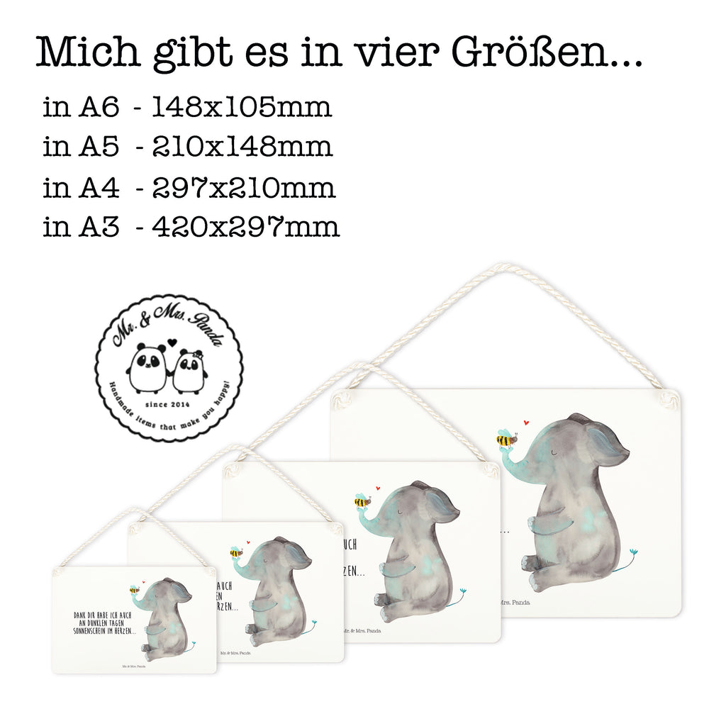 Deko Schild Elefant & Biene Elefant, Biene, Liebe, Liebesbeweis, Jahrestag, Liebesgeschenk, Heiratsantrag, Hochzeitsgeschenk, Liebesspruch Schild, Türschild, Holzschild, Wandschild, Wanddeko  süße Tiermotive, gute Laune, lustige Sprüche, Tiere