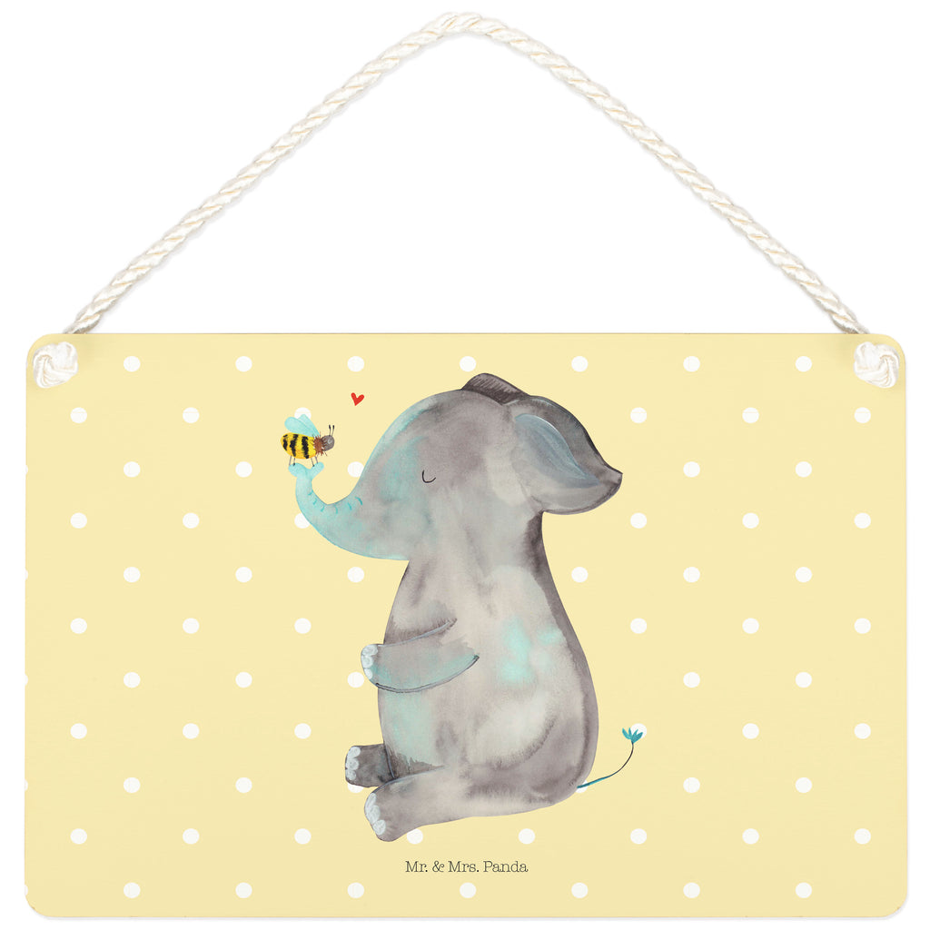 Deko Schild Elefant & Biene Elefant, Biene, Liebe, Liebesbeweis, Jahrestag, Liebesgeschenk, Heiratsantrag, Hochzeitsgeschenk, Liebesspruch Schild, Türschild, Holzschild, Wandschild, Wanddeko  süße Tiermotive, gute Laune, lustige Sprüche, Tiere