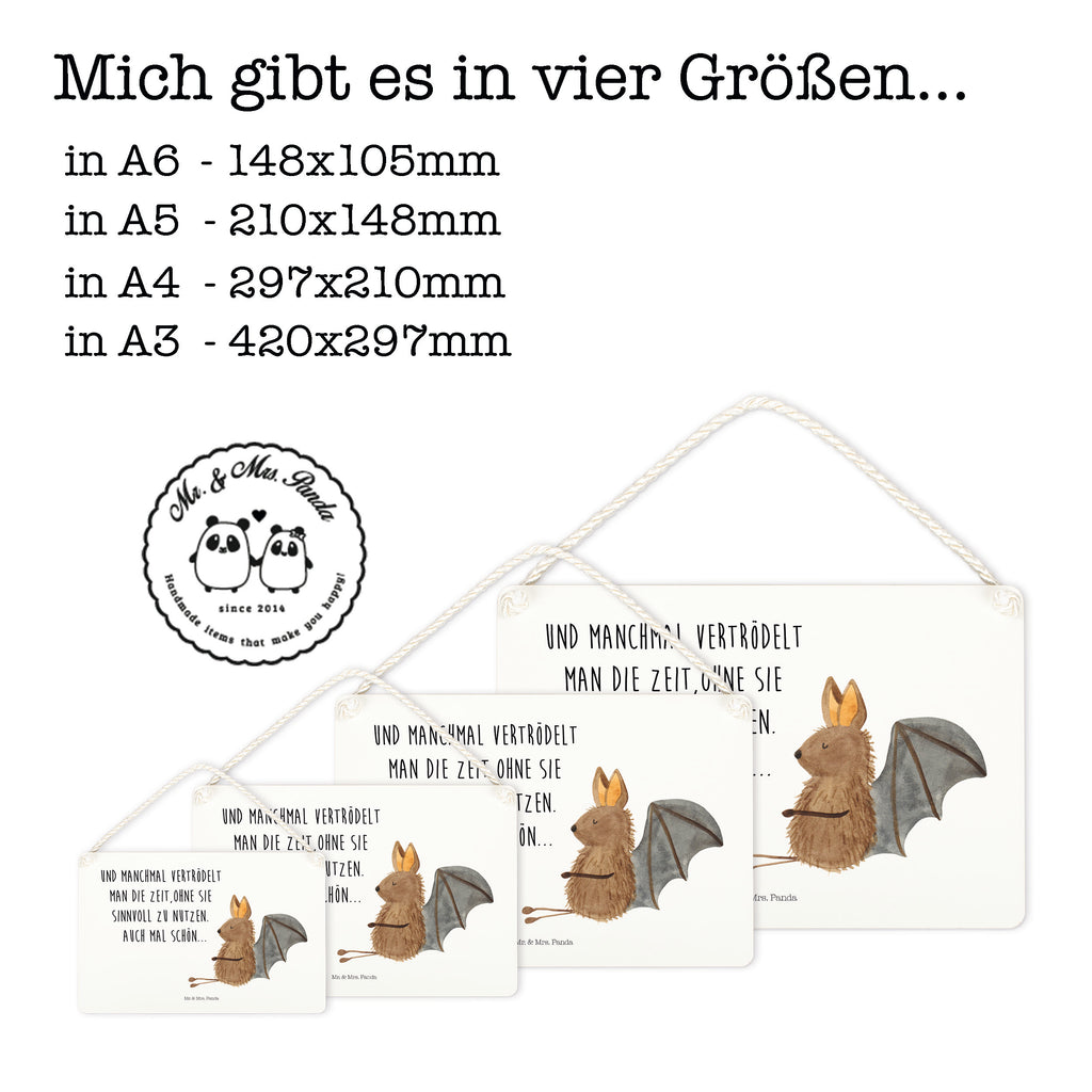 Deko Schild Fledermaus sitzend Fledermaus, Fledermäuse, Motivation, entspannen Schild, Türschild, Holzschild, Wandschild, Wanddeko  süße Tiermotive, gute Laune, lustige Sprüche, Tiere