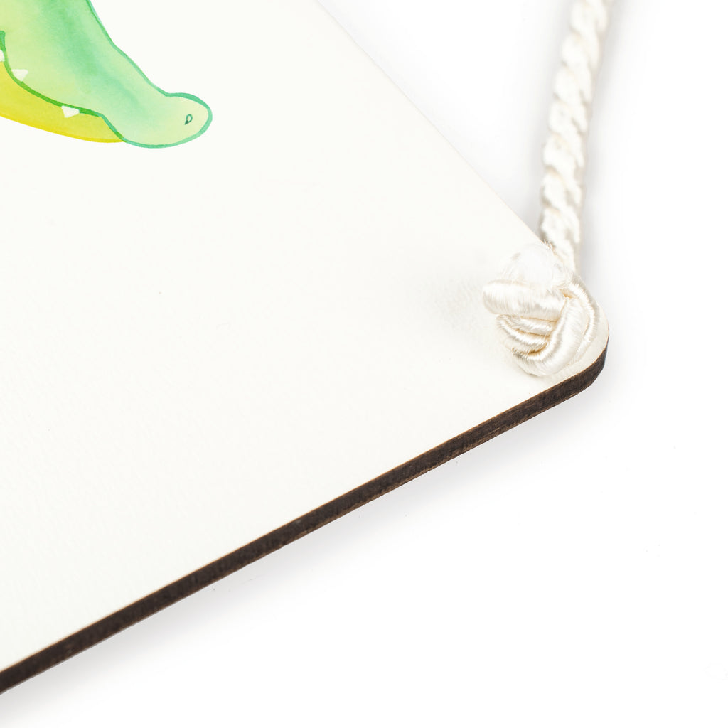 Deko Schild Krokodil Krokodil, Krokodile, verrückt sein, spontan sein, Abenteuerlust, Reiselust, Freundin, beste Freundin, Lieblingsmensch Schild, Türschild, Holzschild, Wandschild, Wanddeko  Meerestiere, Meer, Urlaub