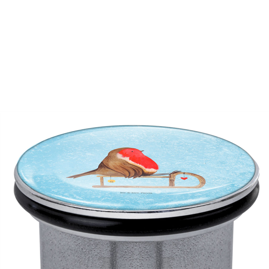 Waschbecken Stöpsel Rotkehlchen Schlitten Weihnachten, Schlitten, Vogel Abflussstöpsel, Stöpsel, Waschbecken, Ablaufgarnitur, Waschbecken Stopfen  Winter, Weihnachten, Weihnachtsdeko, Nikolaus, Advent, Heiligabend, Wintermotiv