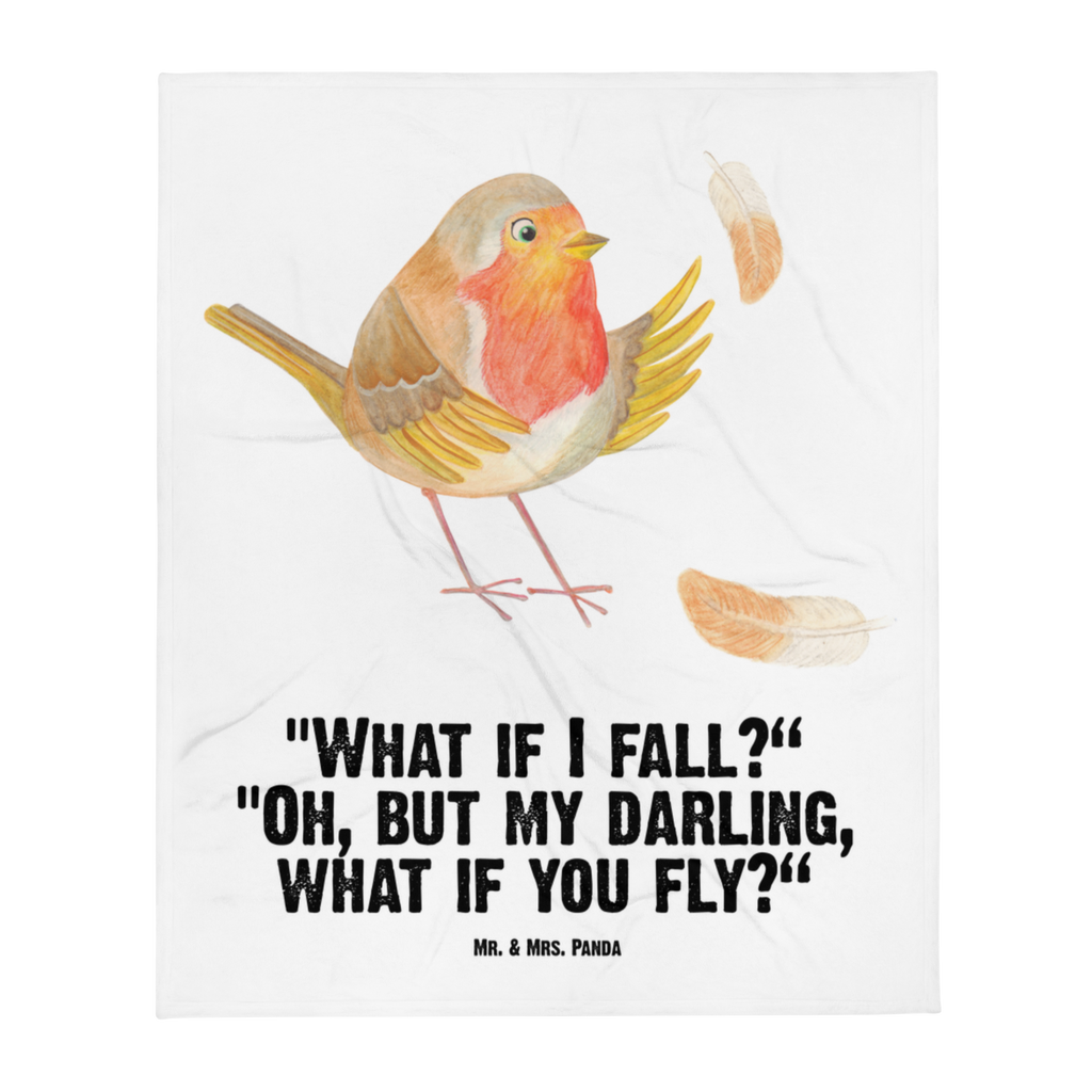 Babydecke Rotkehlchen mit Federn What if i fall, Rotkehlchen, Spruch Motivation, Spruch Mut, Vogel, Motivation Sprüche, Motivationsbilder, fliegen  Babydecke, Babygeschenk, Geschenk Geburt, Babyecke Kuscheldecke, Krabbeldecke  süße Tiermotive, gute Laune, lustige Sprüche, Tiere